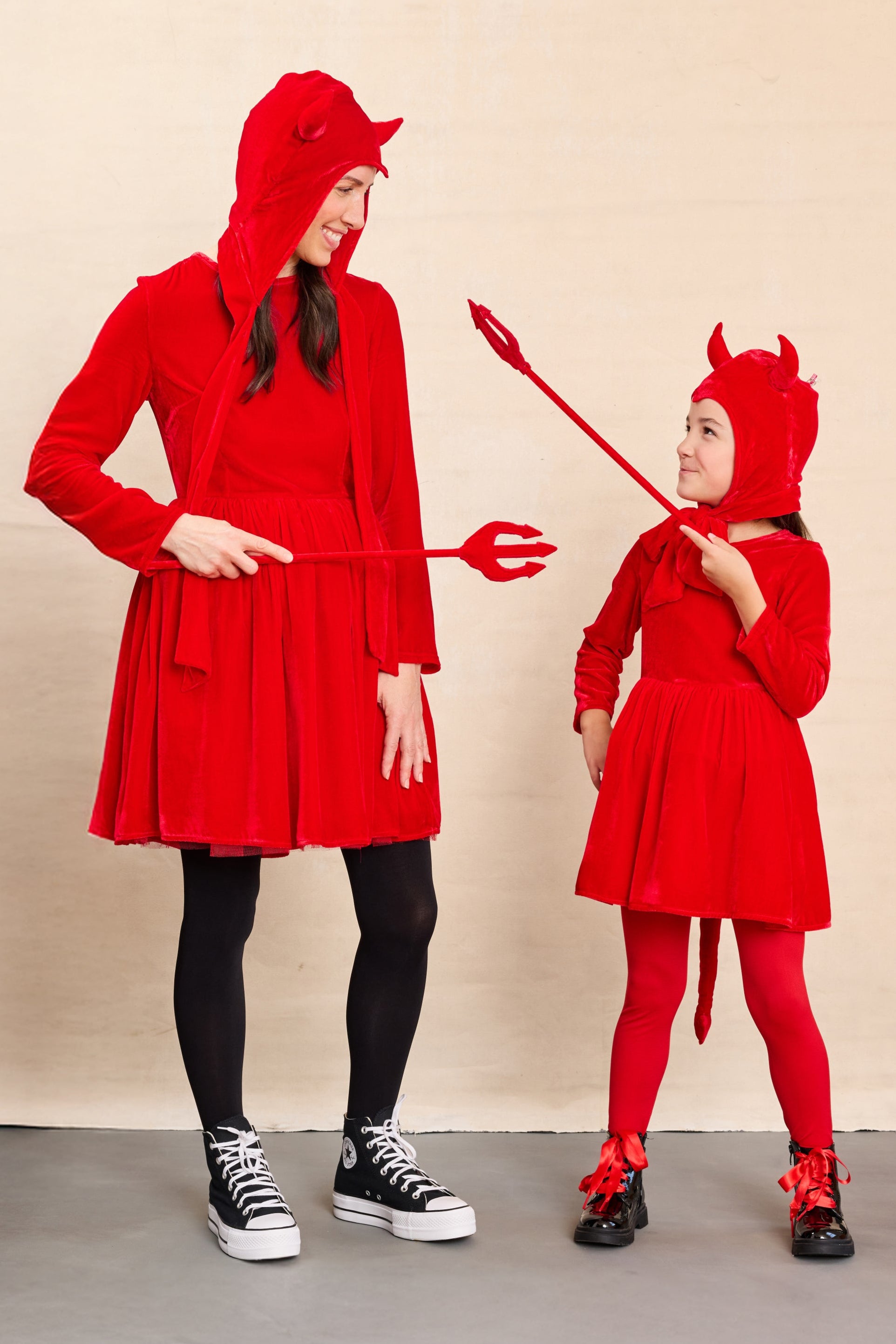 Adult Vintage Devil Costume Set-Chasing Fireflies