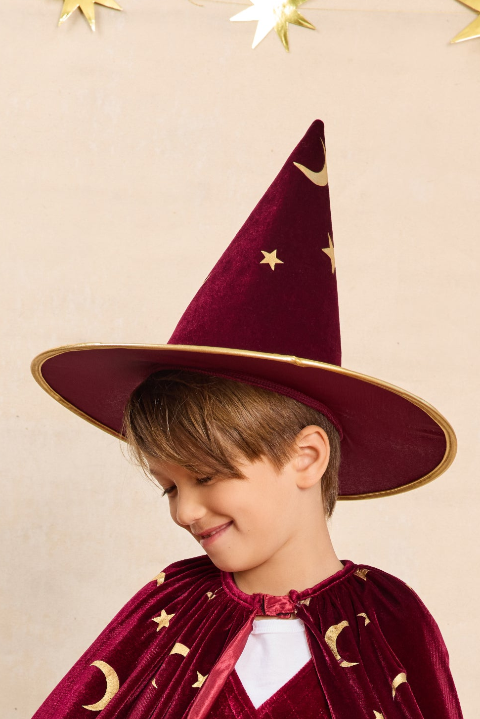 Burgundy Magician Hat for Kids