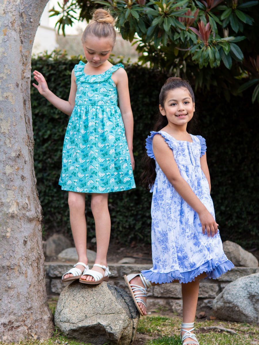 Papillon Butterfly Print Dress