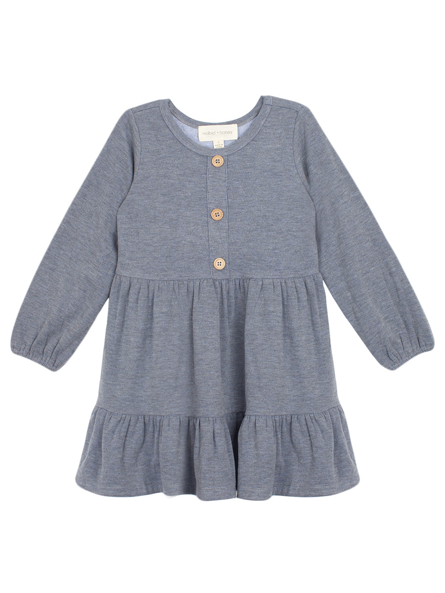 Betsy Blue Sweater Knit Dress