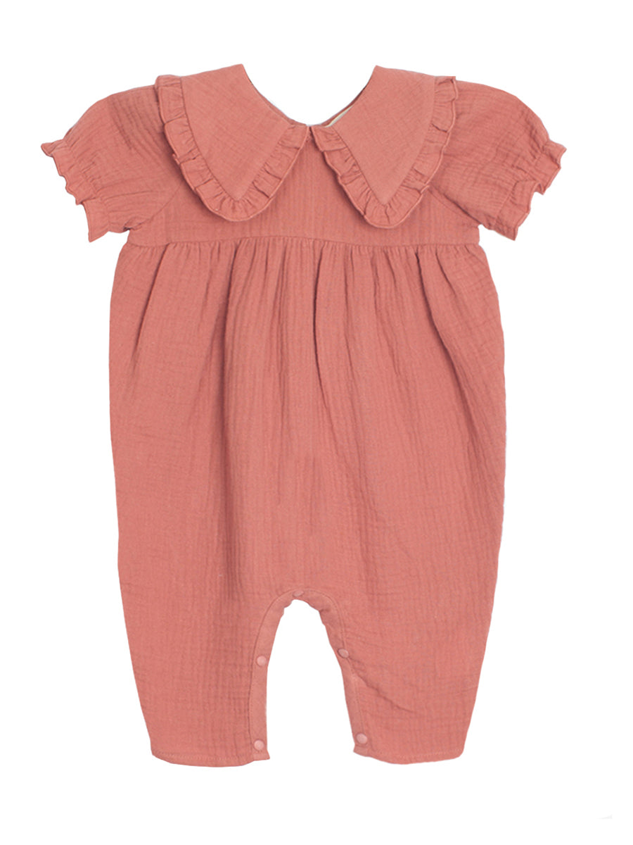 Clarabelle Mauve Gauze Romper