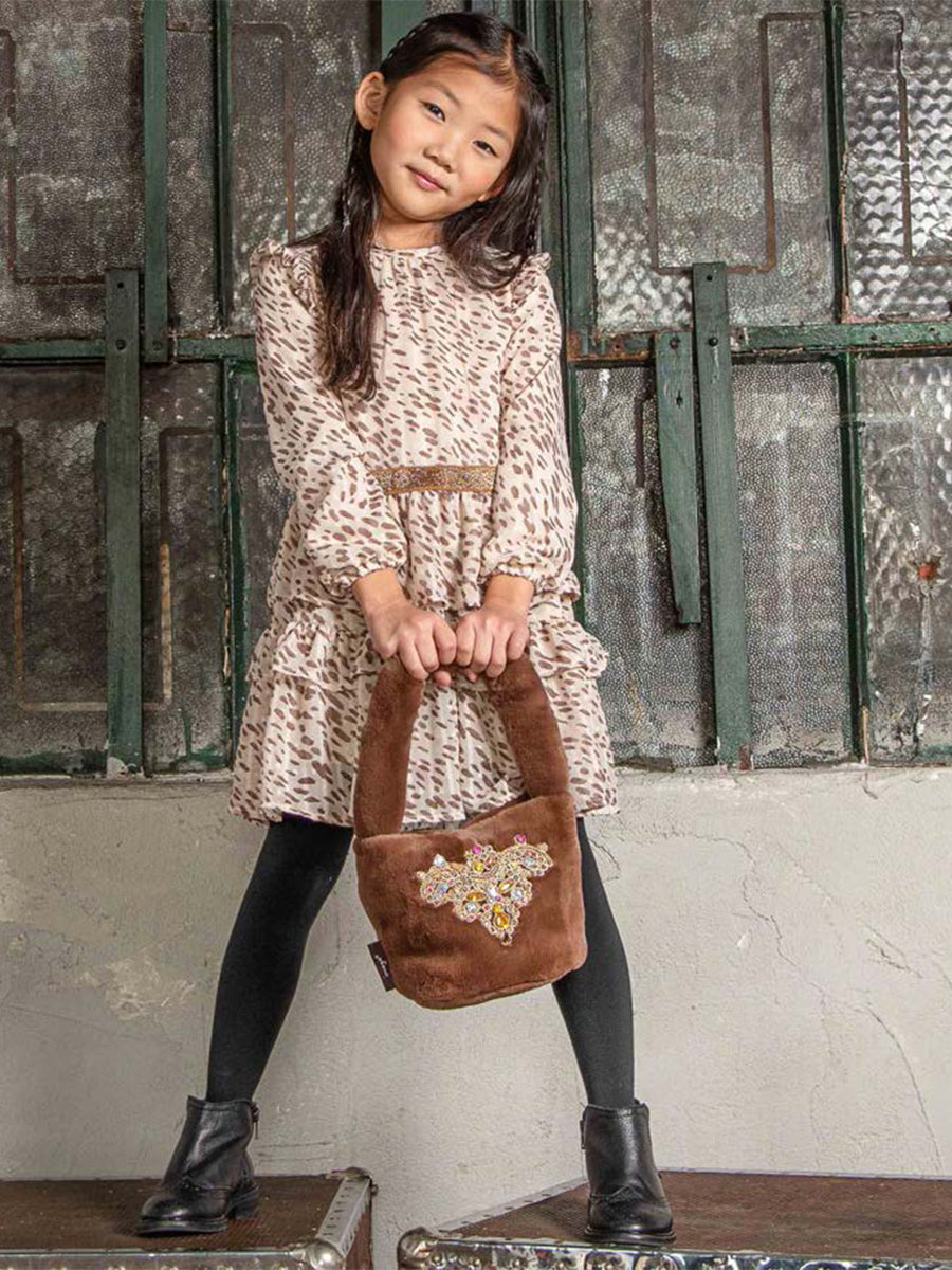 Oak Faux Fur Bag