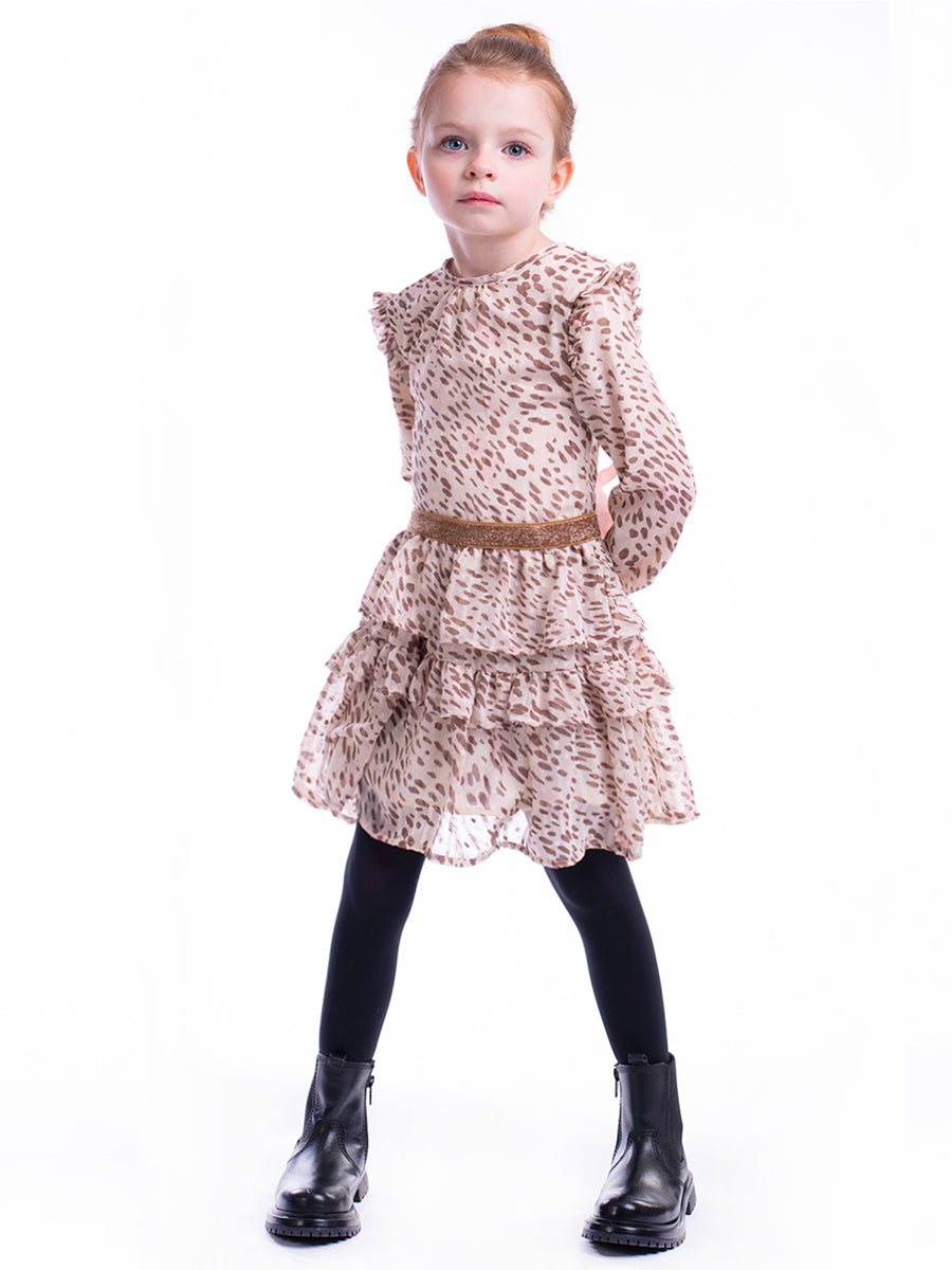 Speckle Chiffon Dress