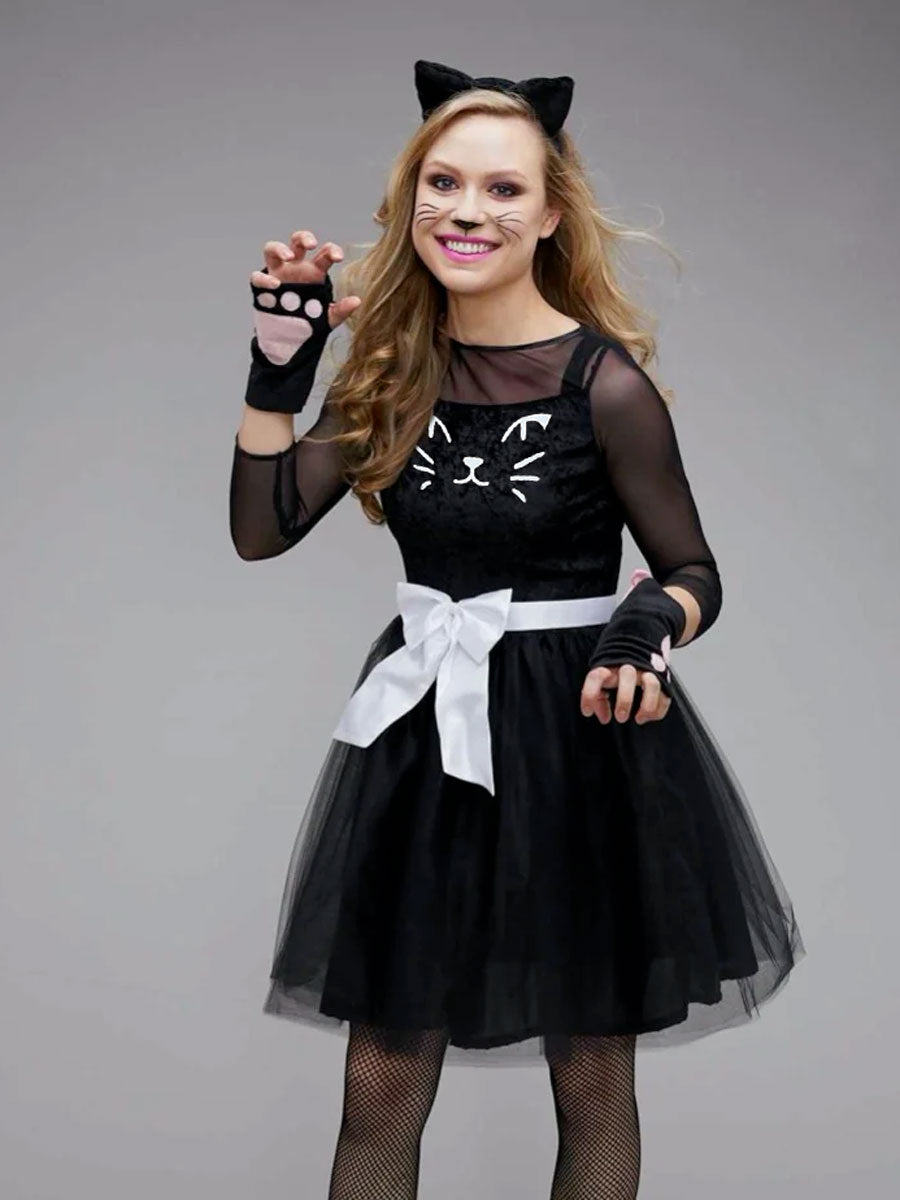 Black Cat Costume for Women