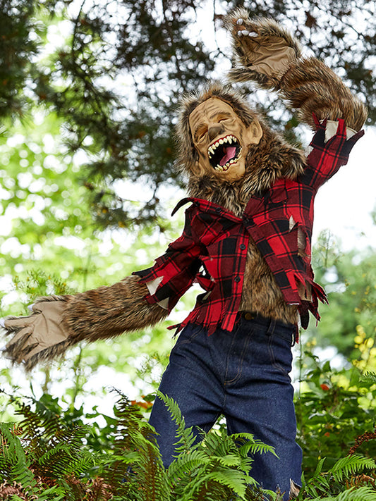 Werewolf Costume with Overhead Mask for Kids