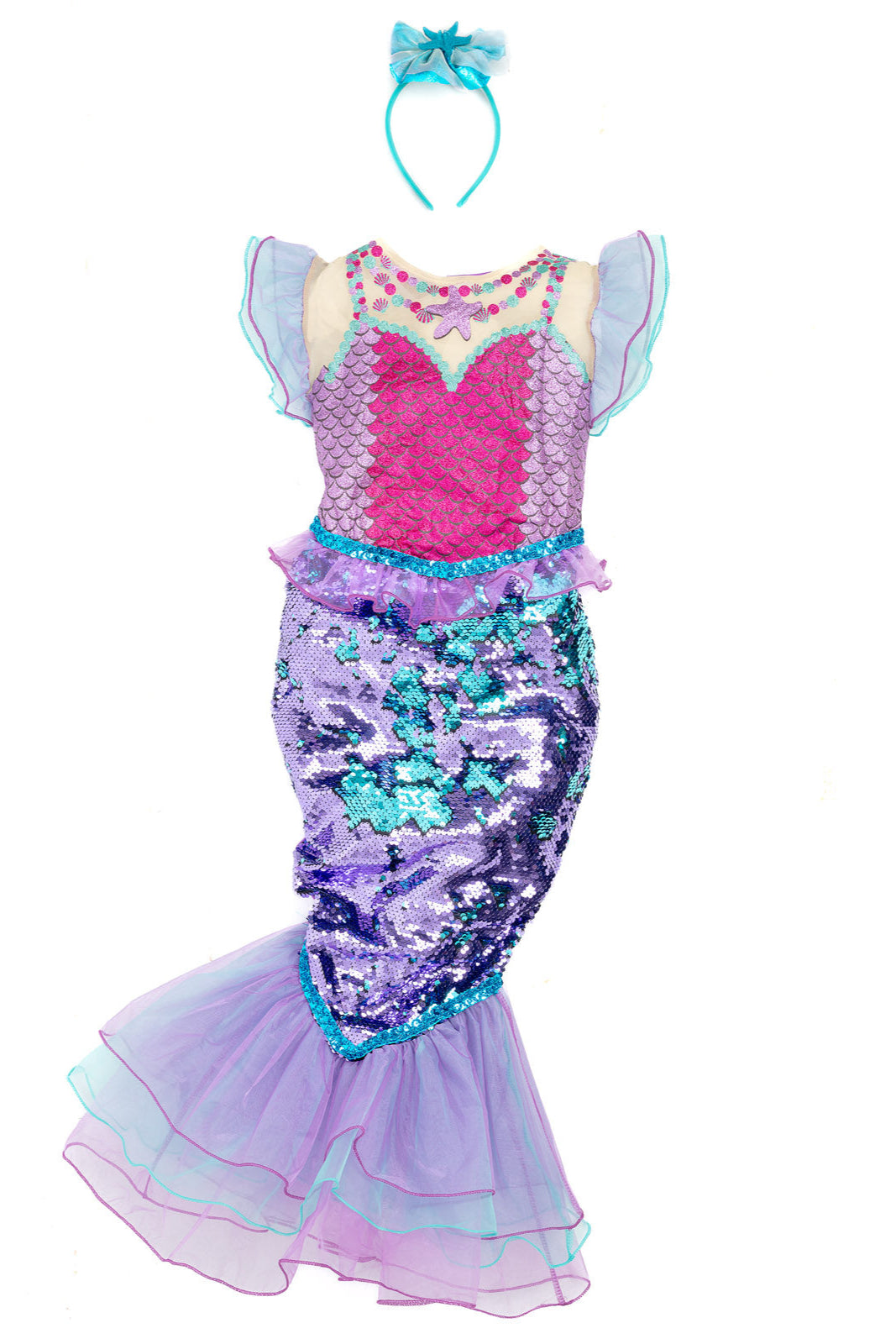 Sequin Mermaid Costume for Girls - Chasing Fireflies