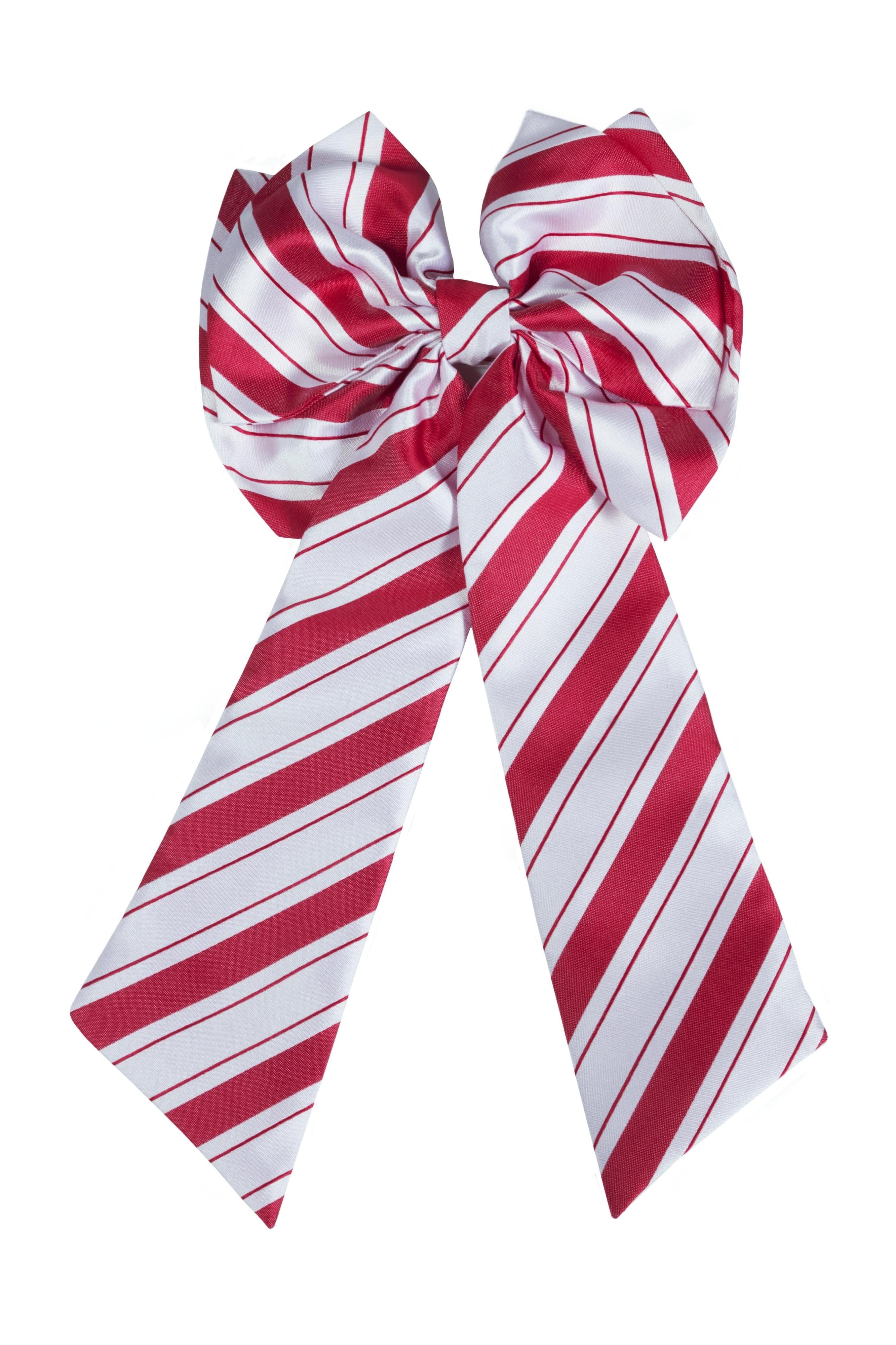 Holiday Candy Cane Hairbow for Girls