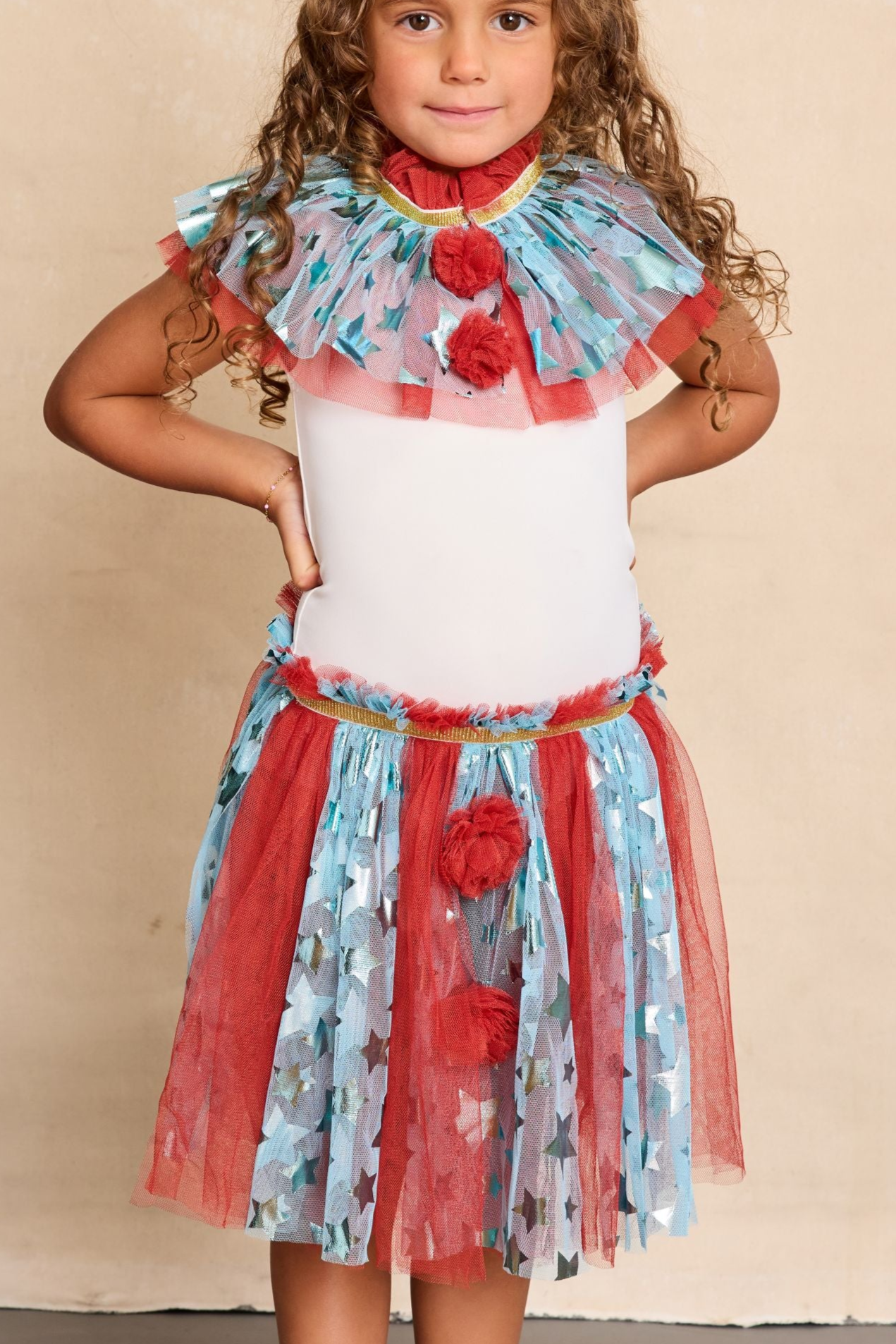 Clown Collar and Tutu for Kids