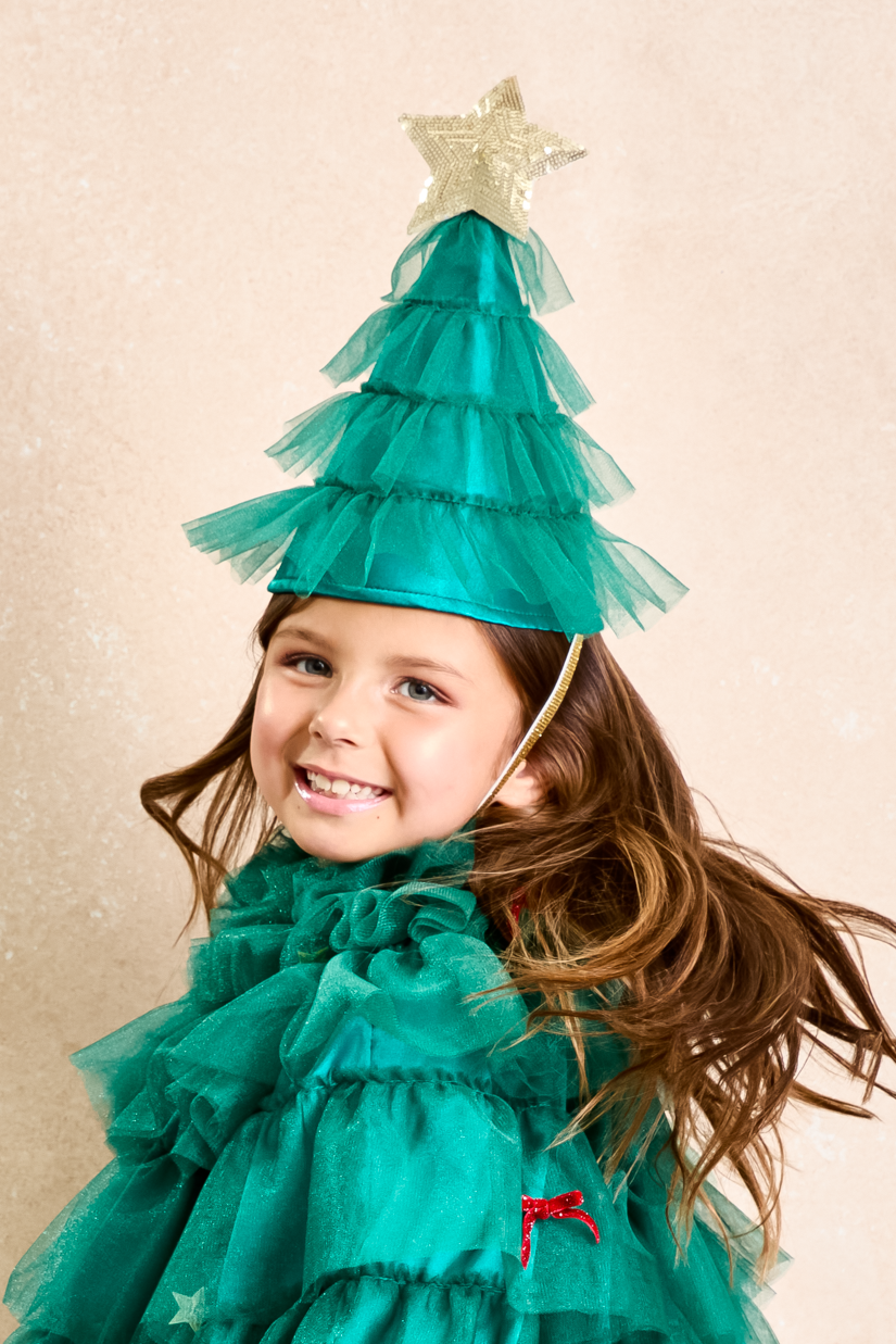 Holiday Christmas Tree Hat for Kids