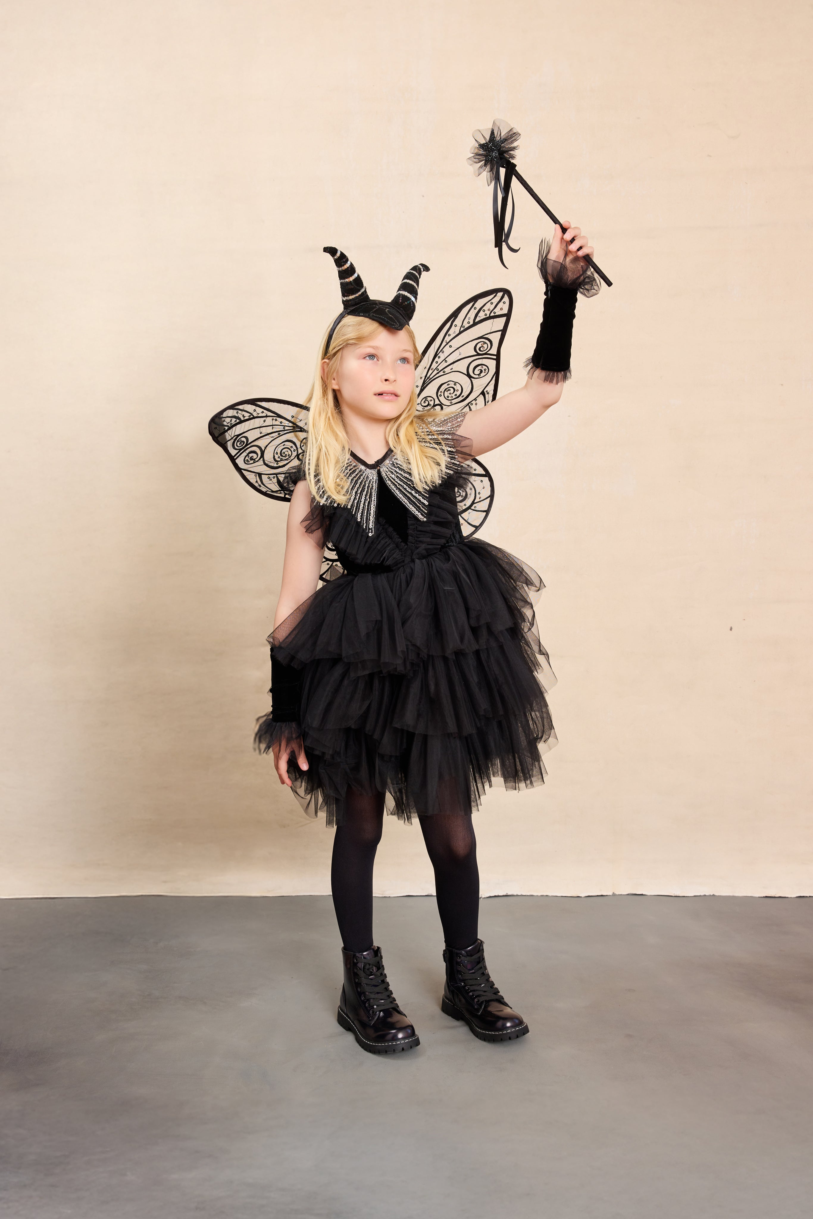 Dark Fairy Costume Set for Girls-Chasing Fireflies