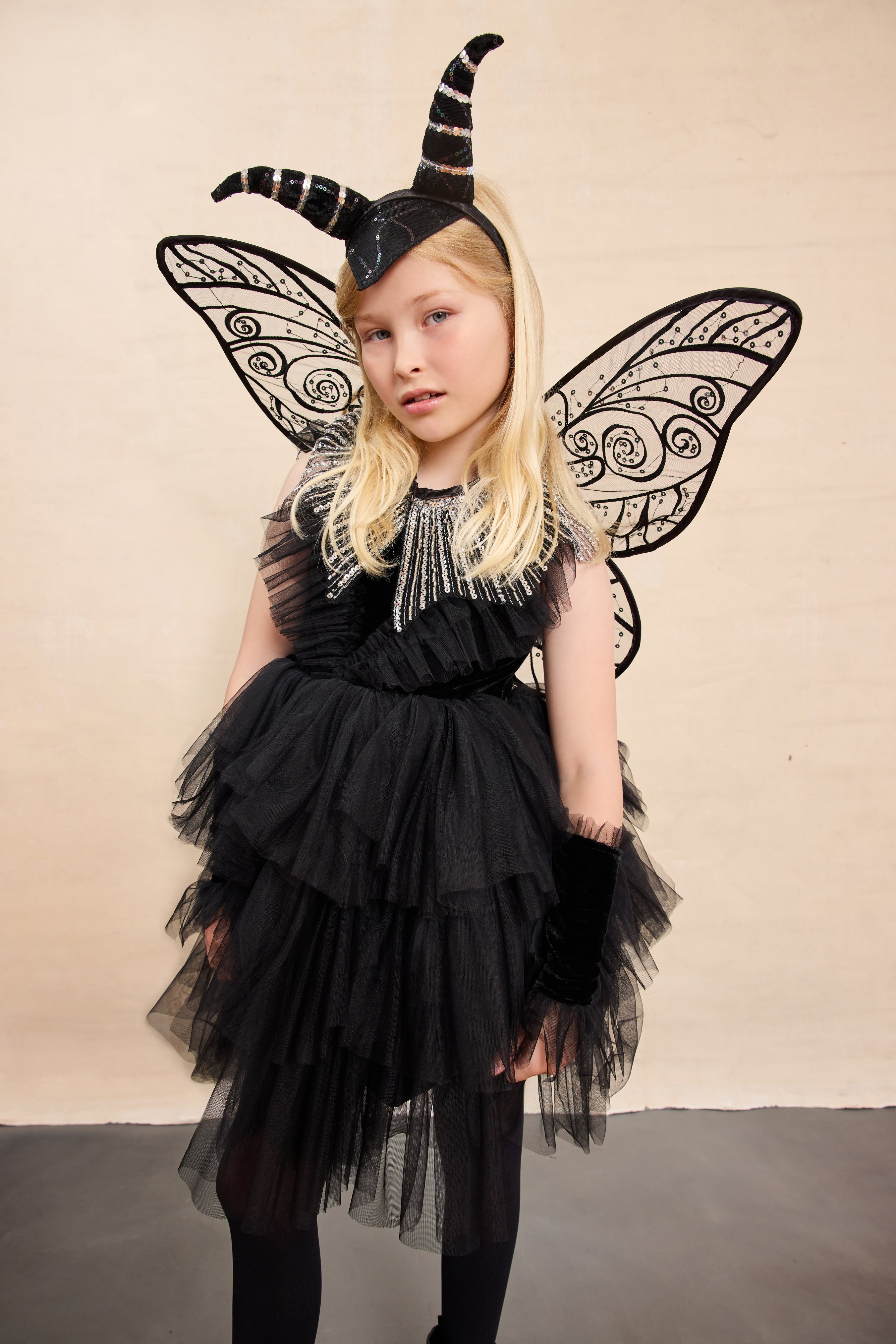 Dark Fairy Costume Set for Girls-Chasing Fireflies