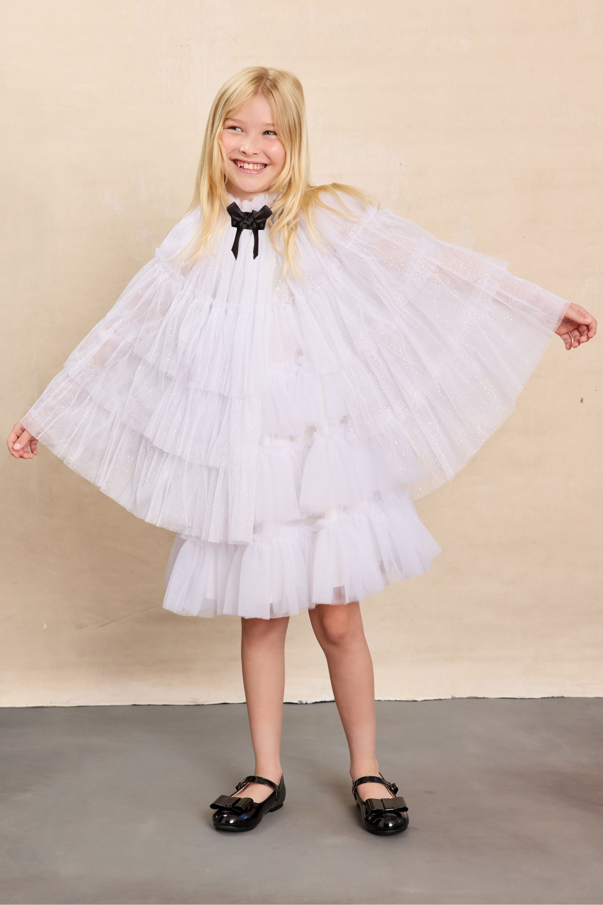 White Ghost Costume Set for Girls