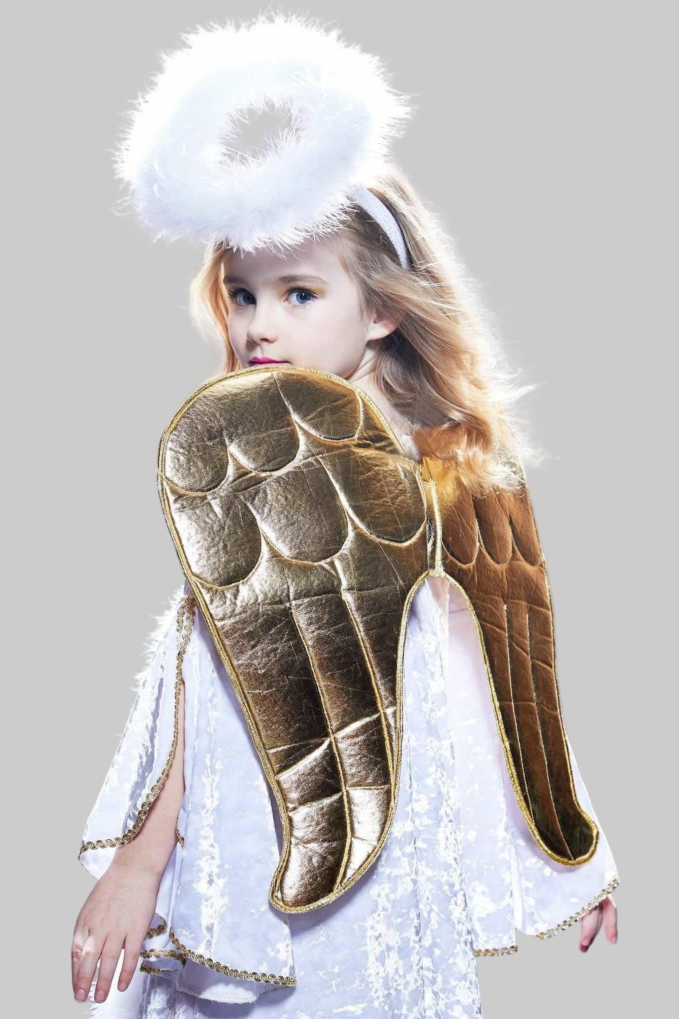 Golden Angel Costume for Girls-Chasing Fireflies