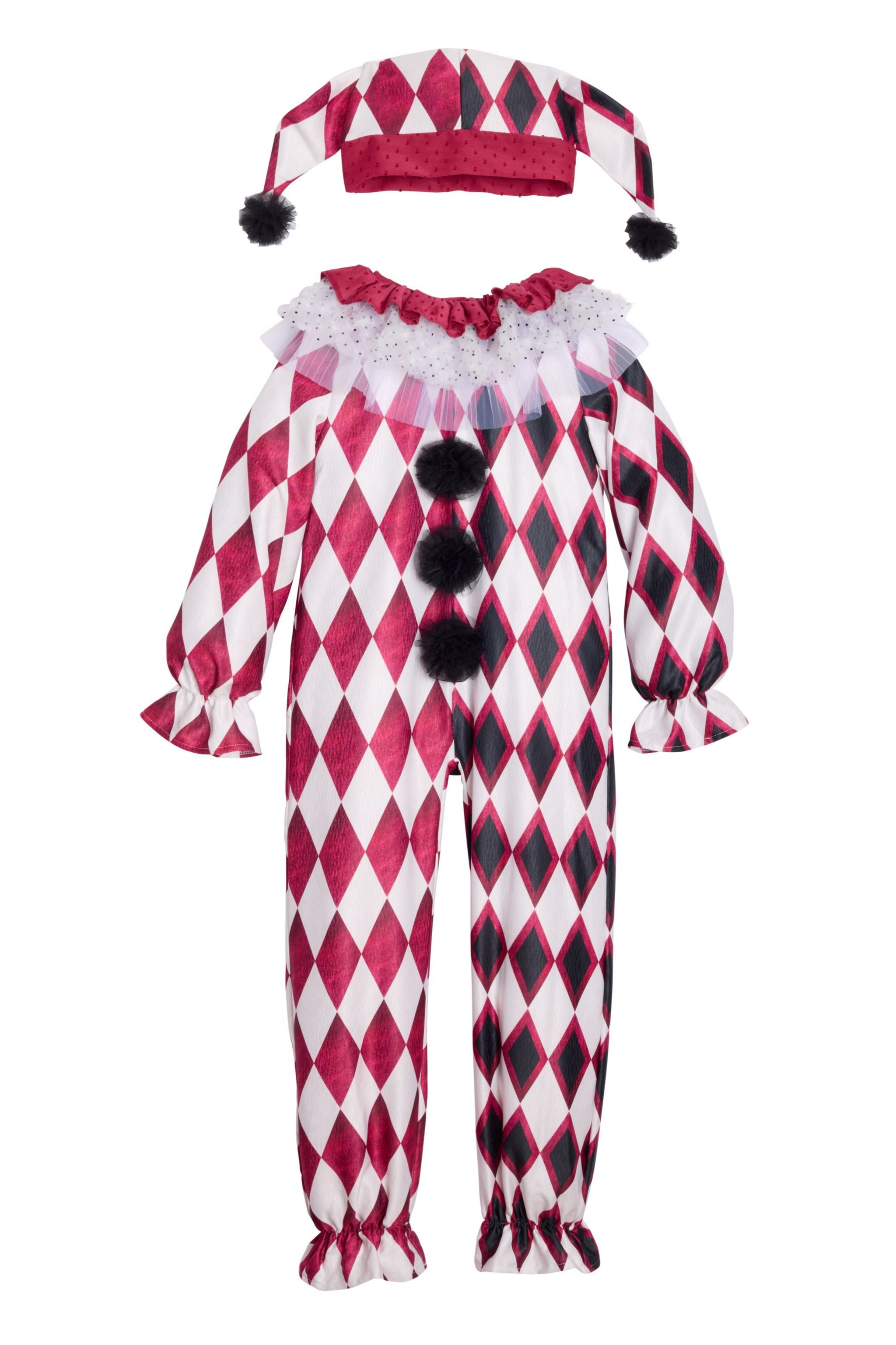 Harlequin Costume for Girls