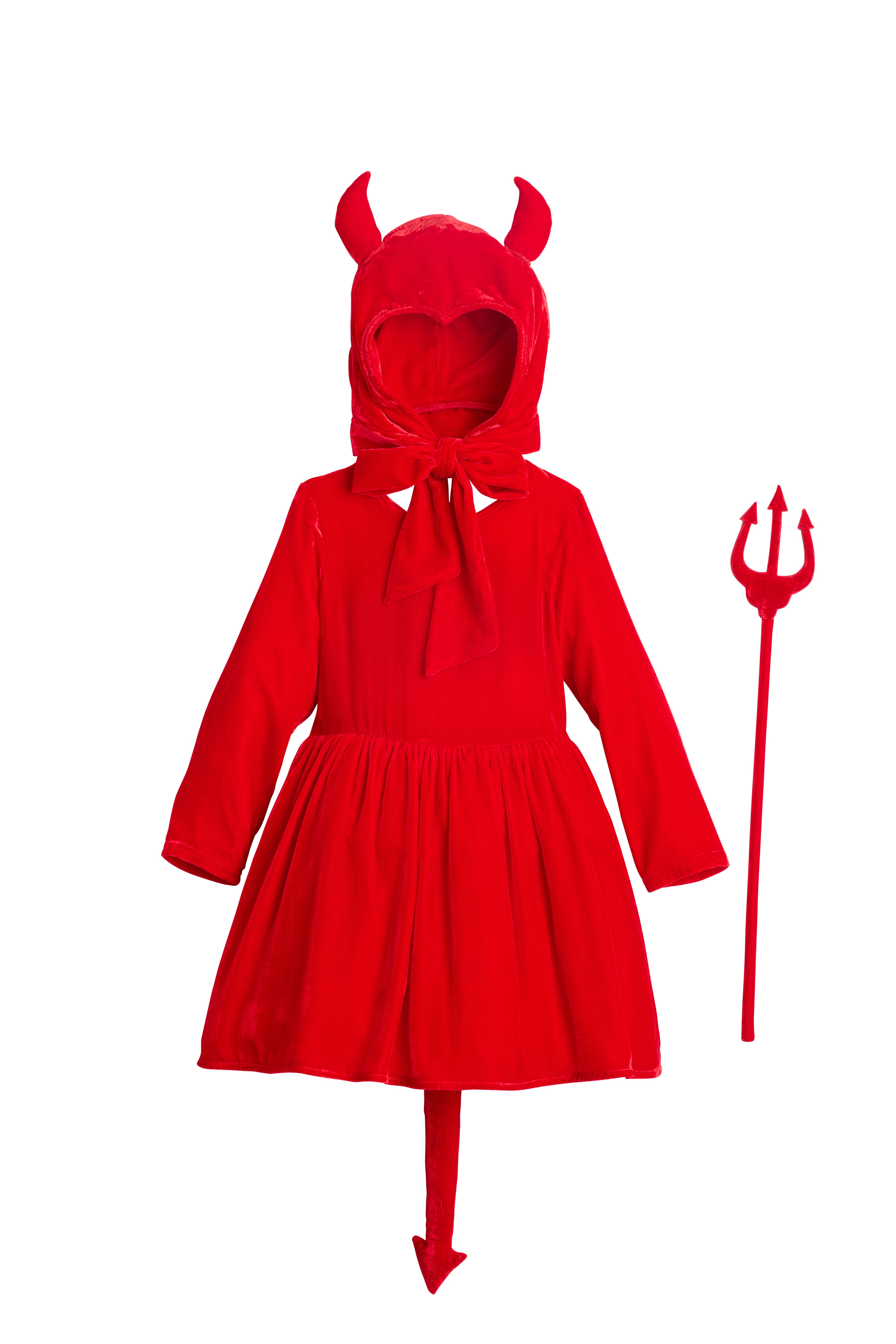 Kids Vintage Devil Costume Set-Chasing Fireflies