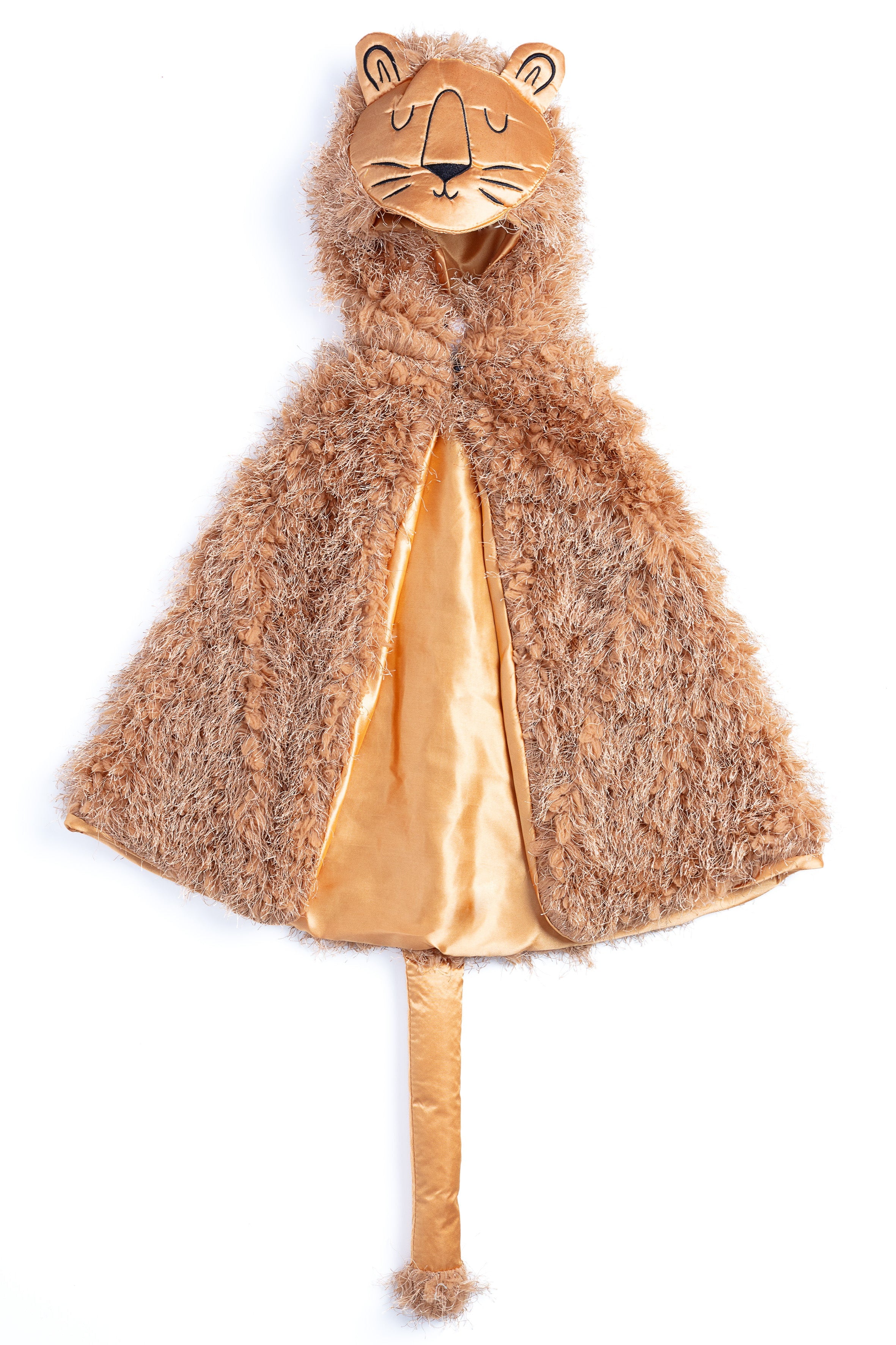 Lion Cape With Hood for Kids-Chasing Fireflies