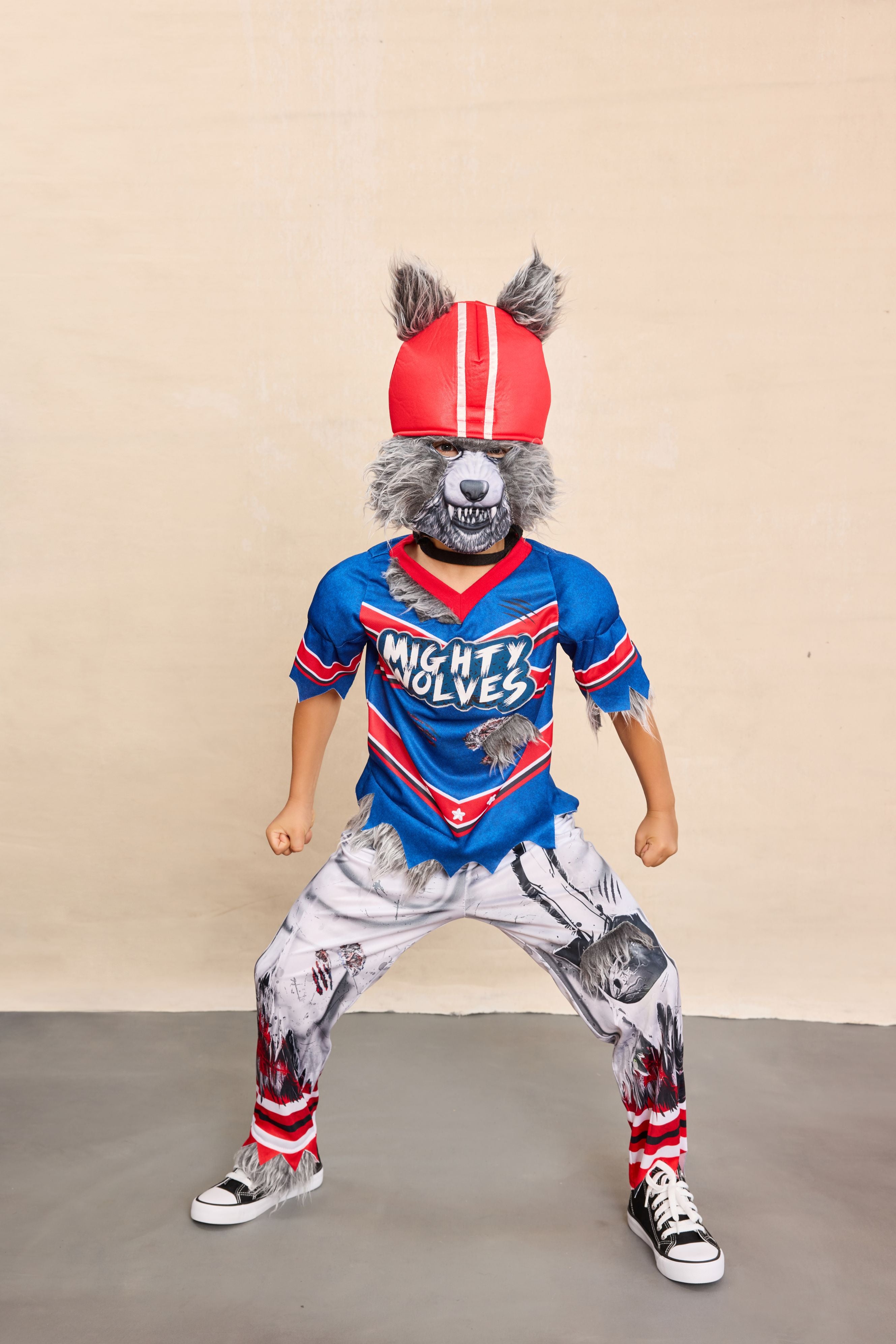Mighty Wolves Footballer Costume For Boys-Chasing Fireflies