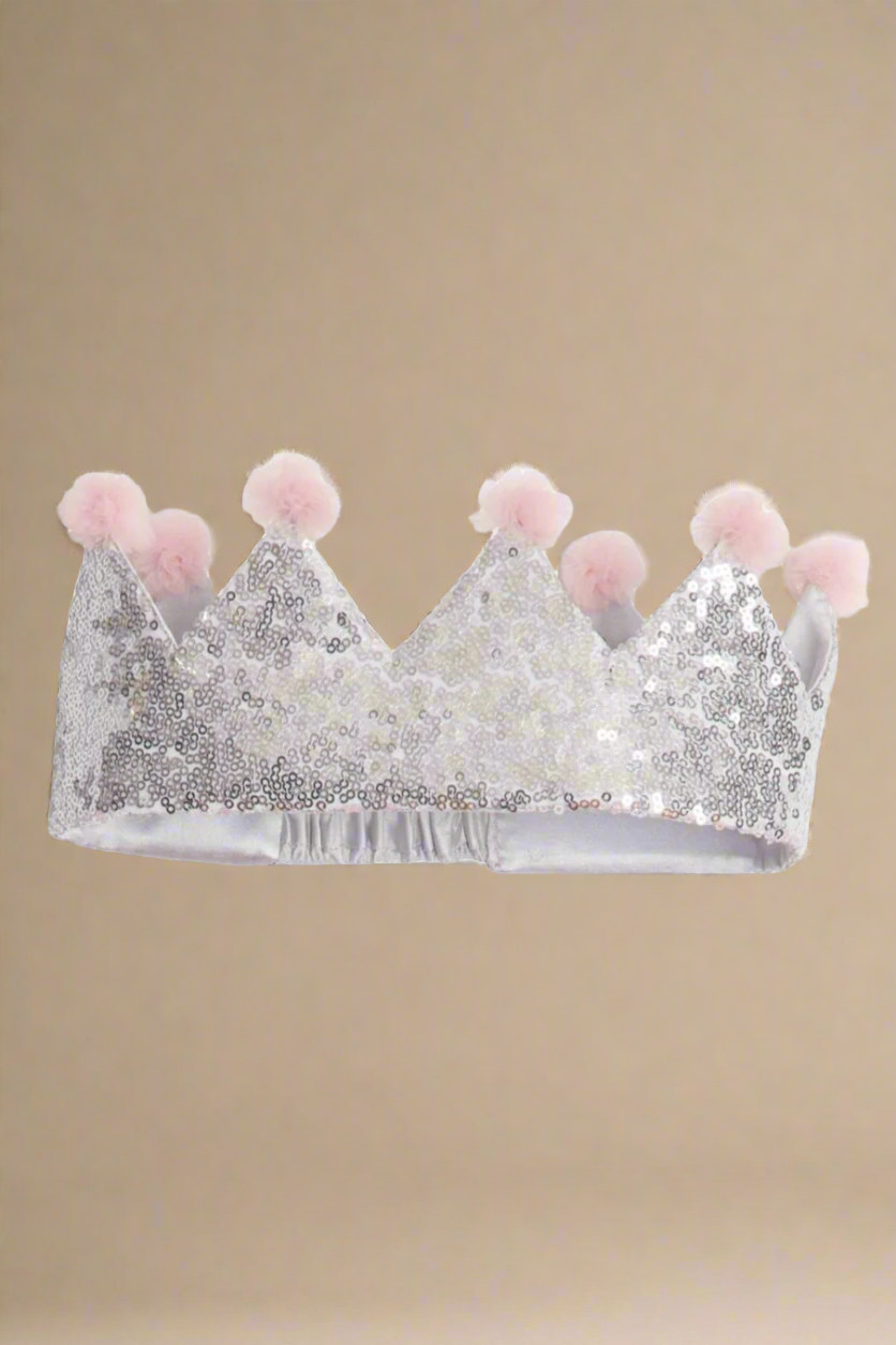 Pink & Silver Crown For Girls - Chasing Fireflies
