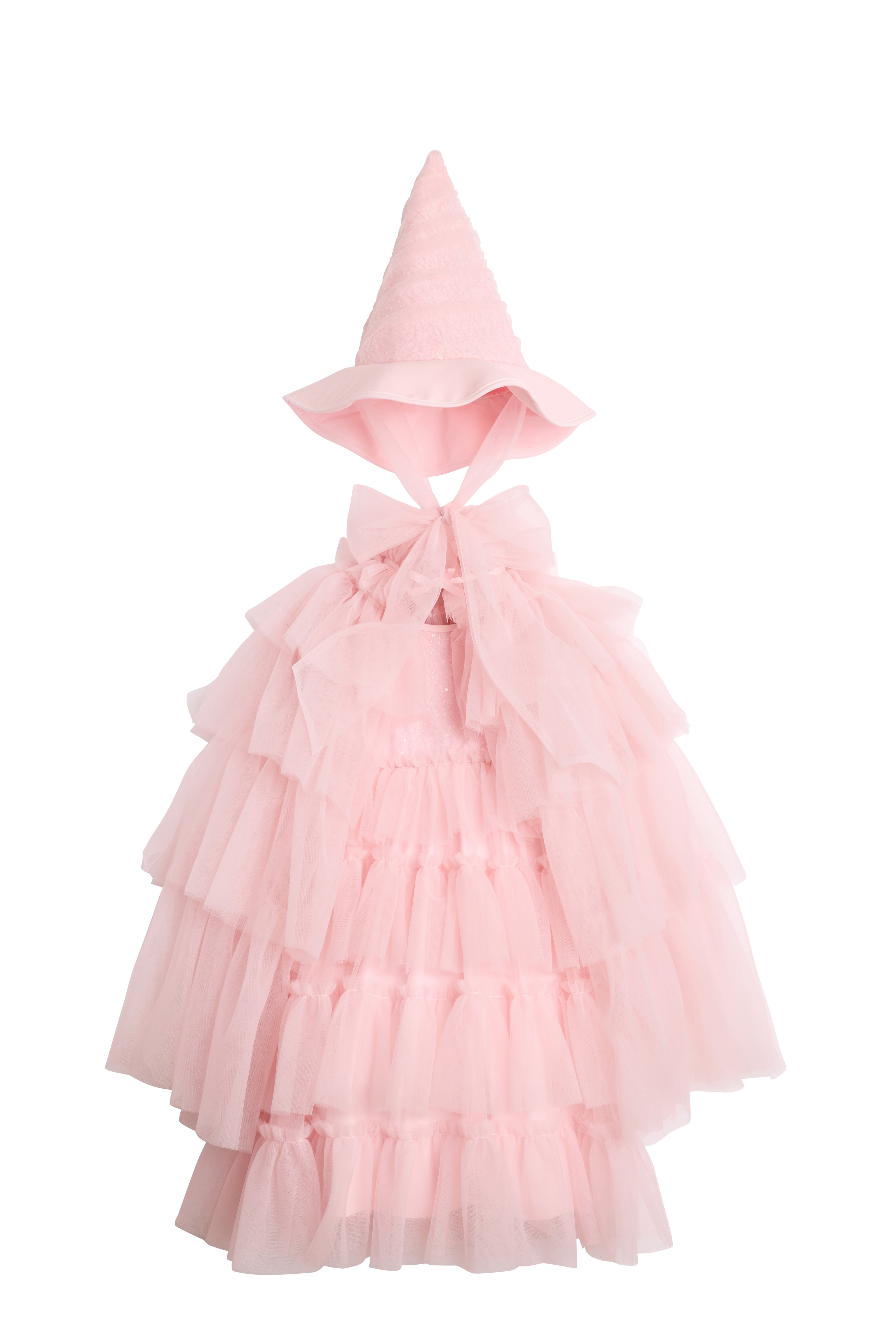 Pink Witch Costume Set for Girls-Chasing Fireflies