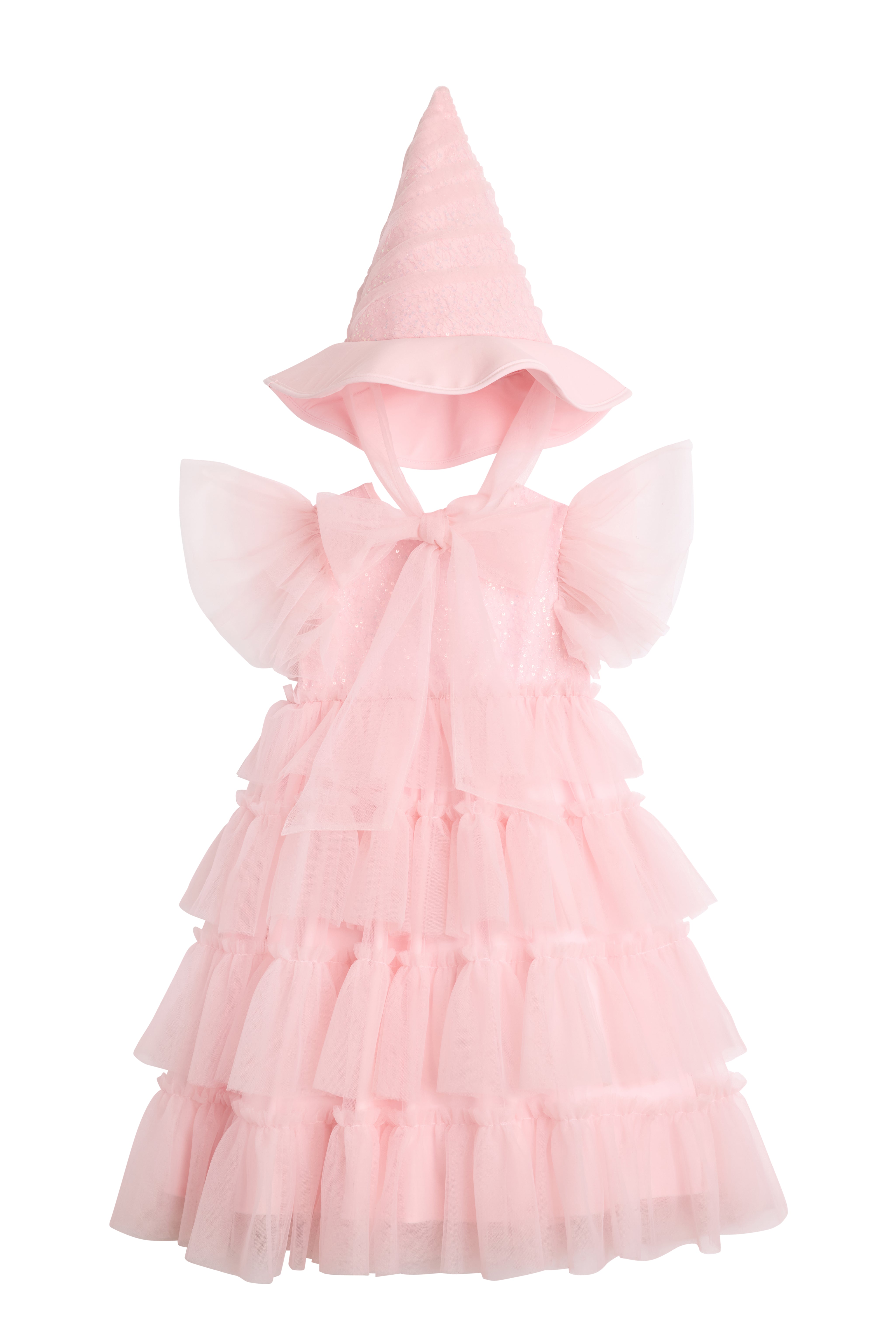 Pink Witch Costume Set for Girls-Chasing Fireflies
