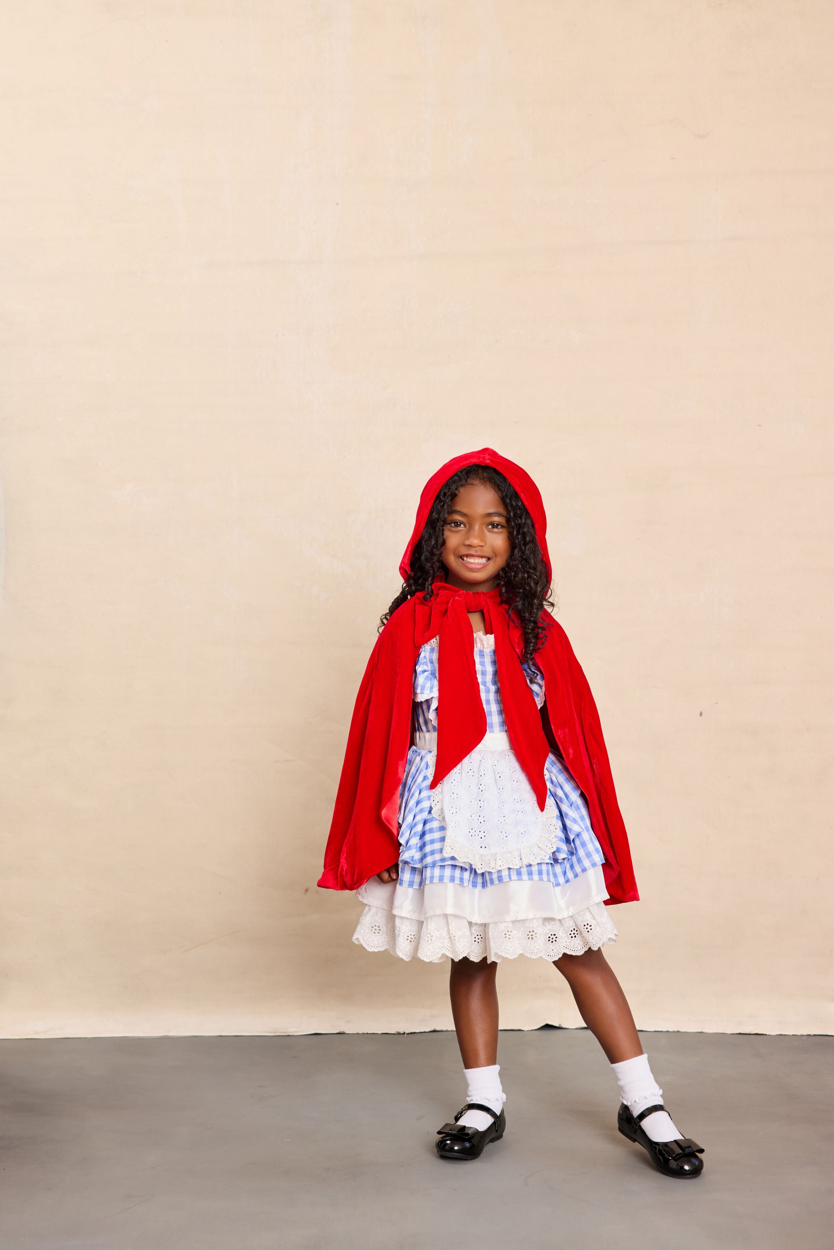 Red Riding Hood Cape For Girls-Chasing Fireflies