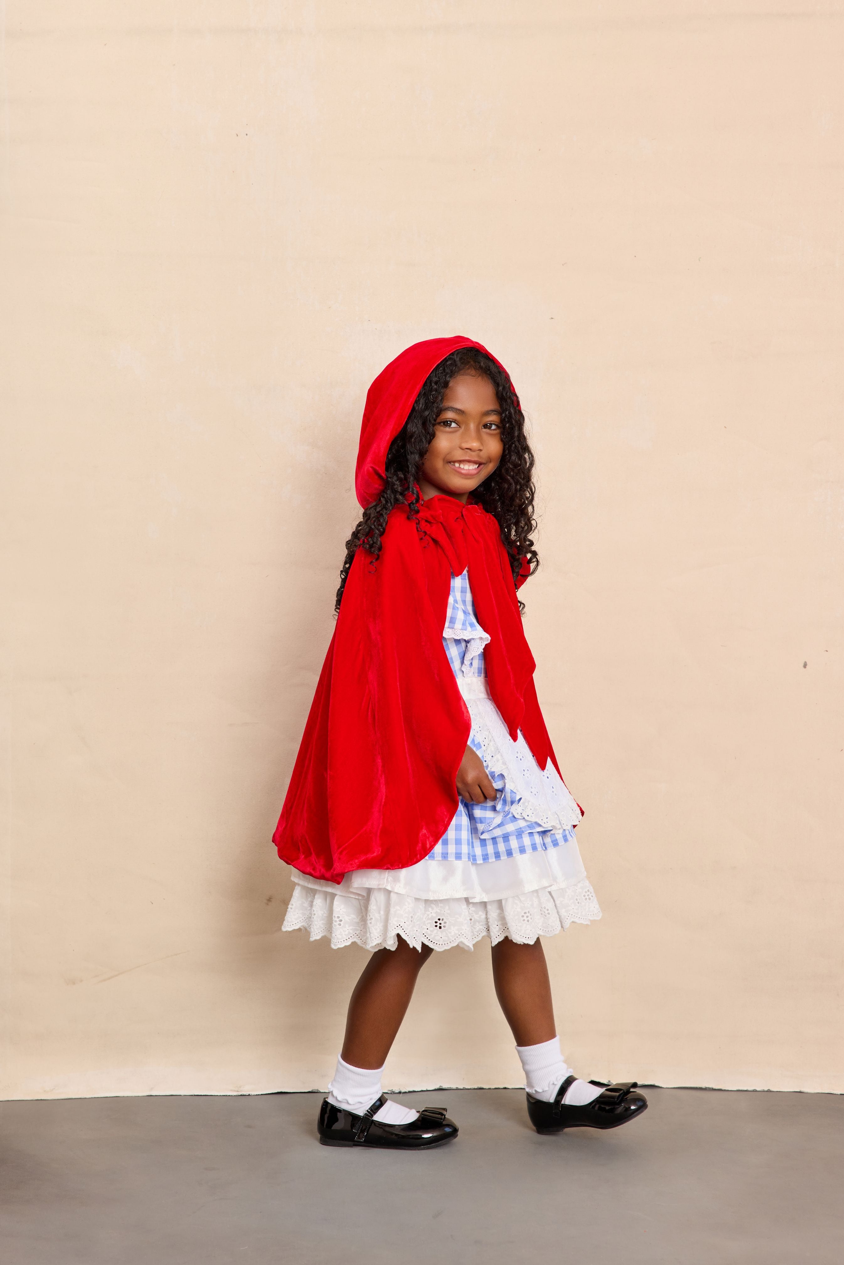 Red Riding Hood Cape For Girls-Chasing Fireflies