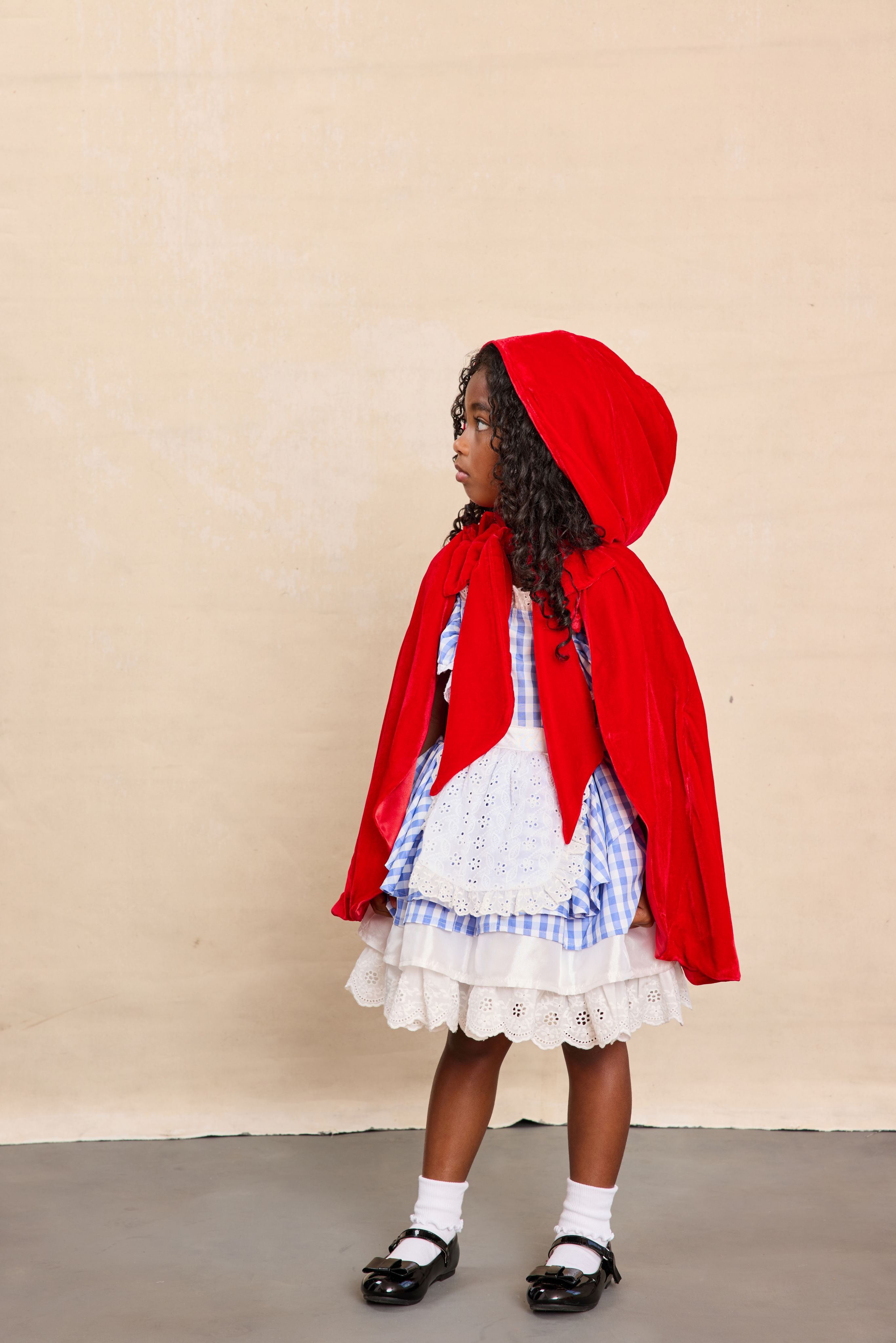 Red Riding Hood Cape For Girls-Chasing Fireflies