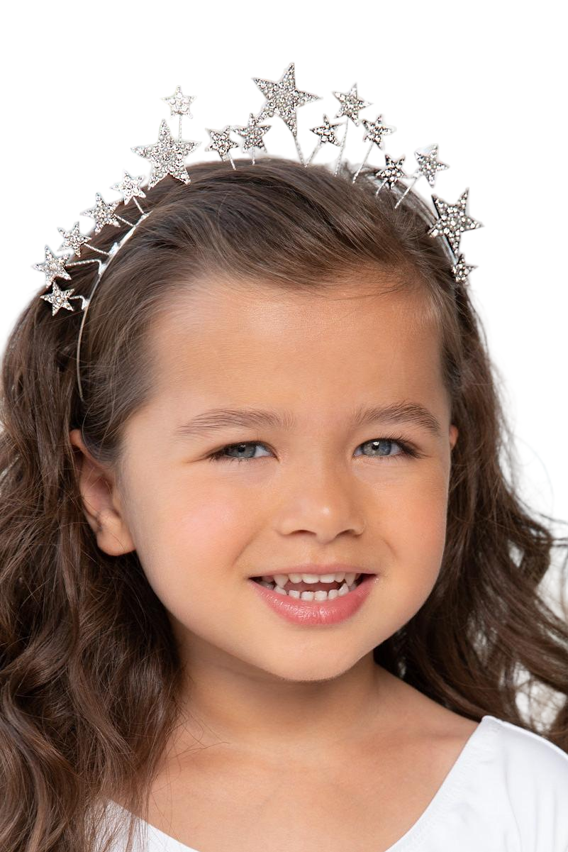 Silver Star Diamanté Headband-Chasing Fireflies