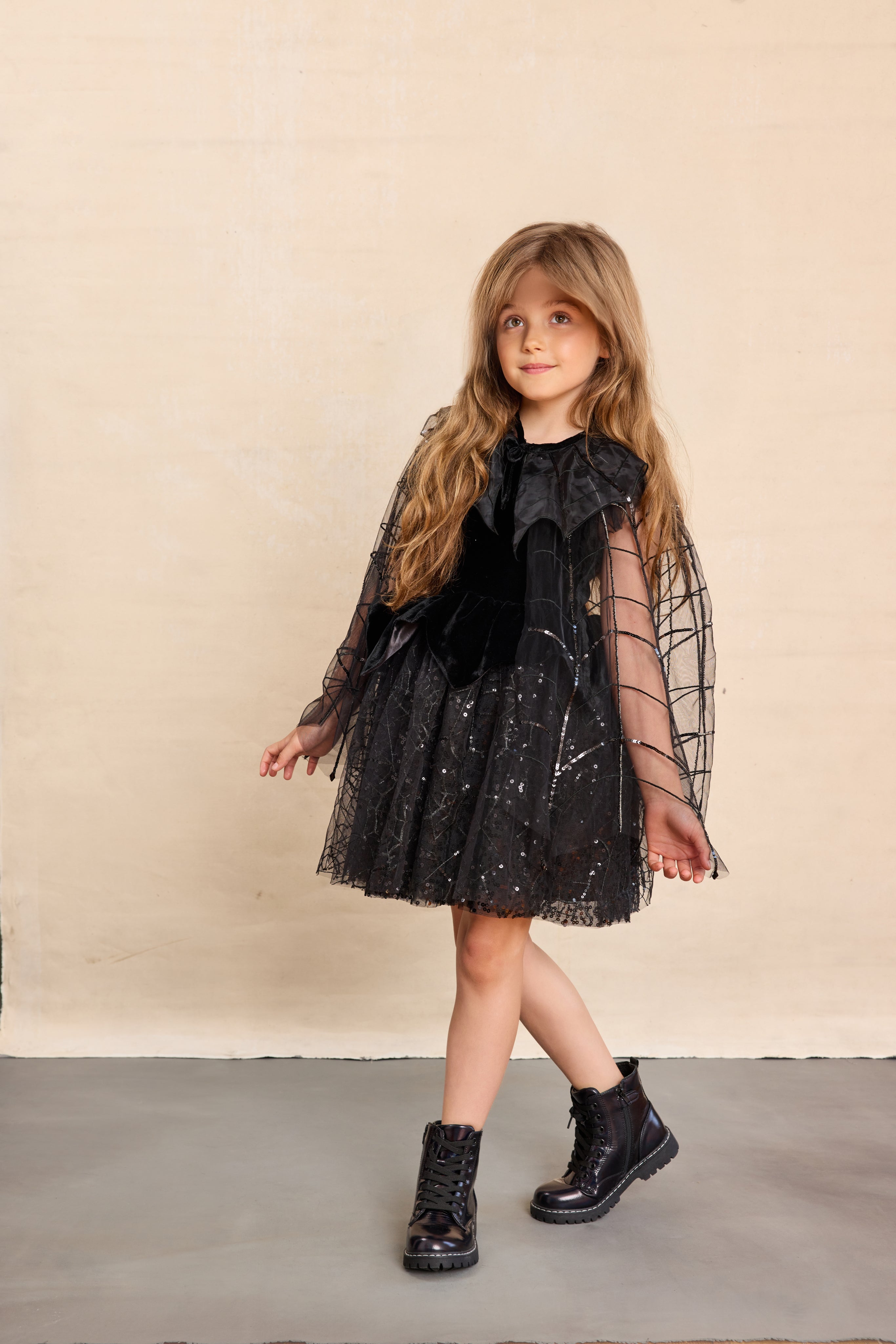 Spiderella Cape For Girls-Chasing Fireflies