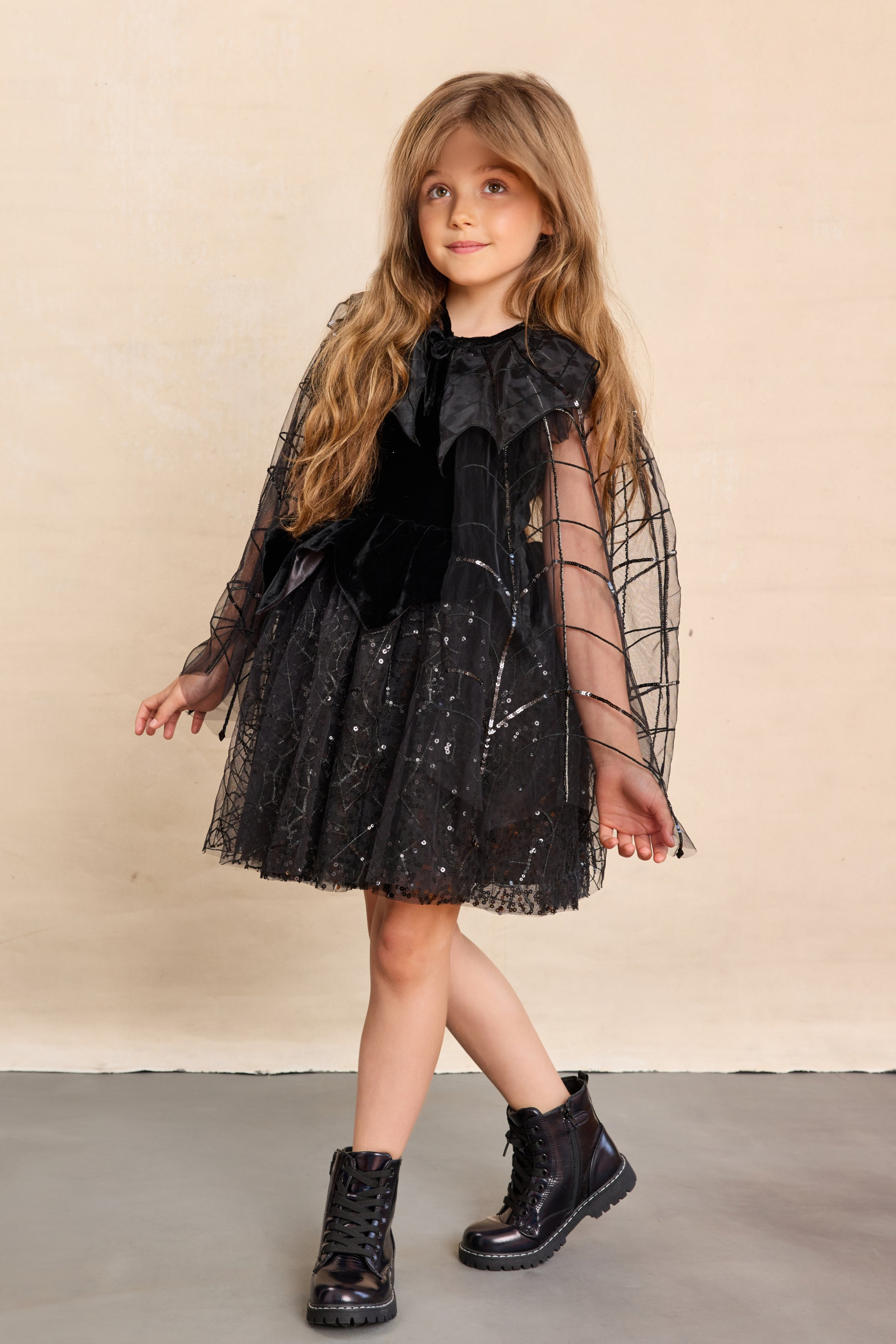 Spiderella Cape For Girls