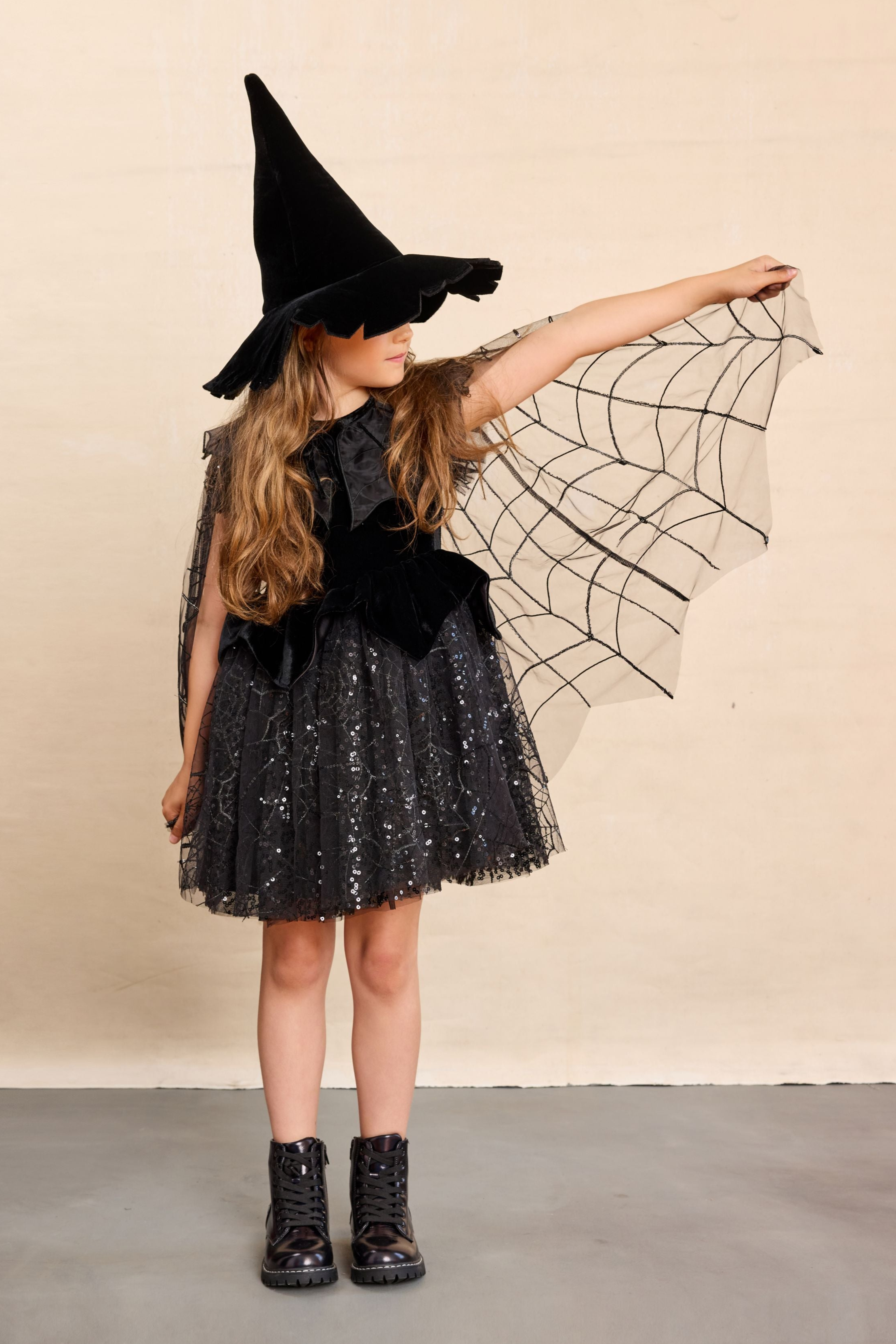 Spiderella Witch Costume Set for Girls