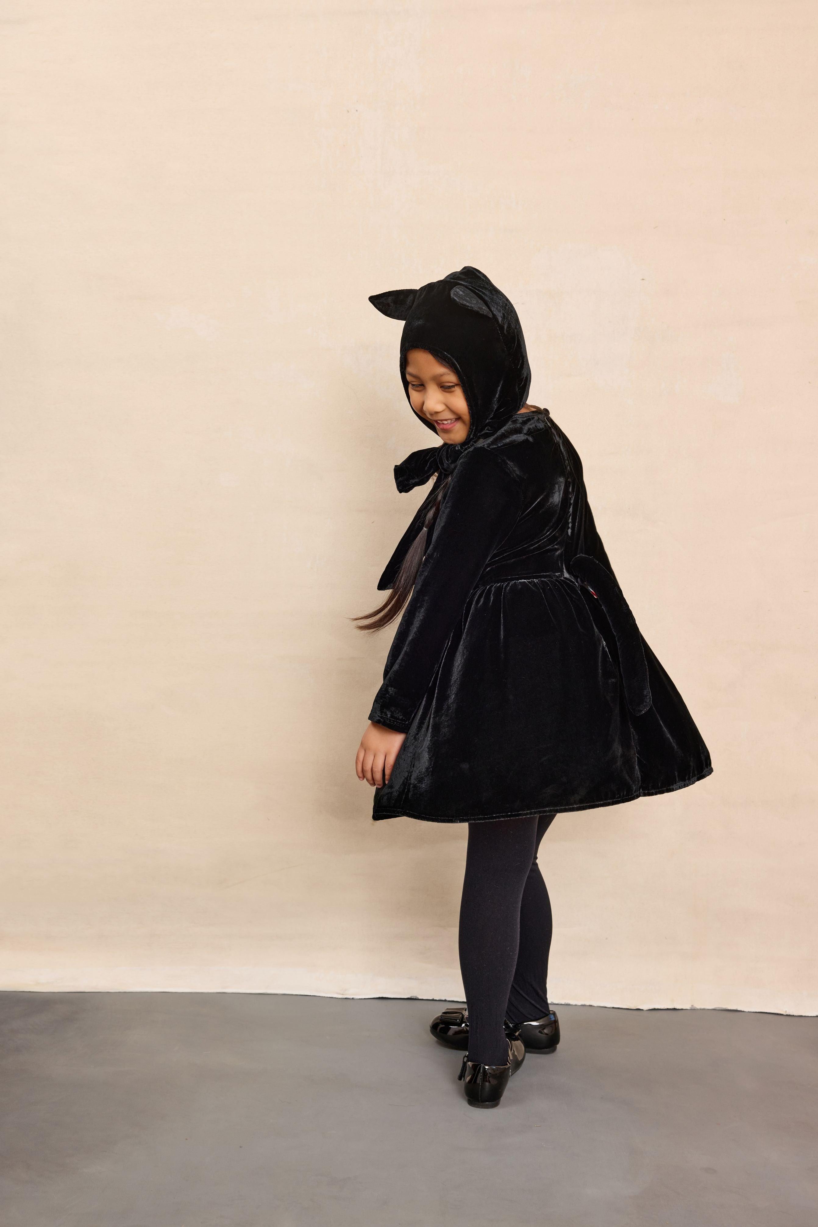 Vintage Cat Dress For Girls - Chasing Fireflies