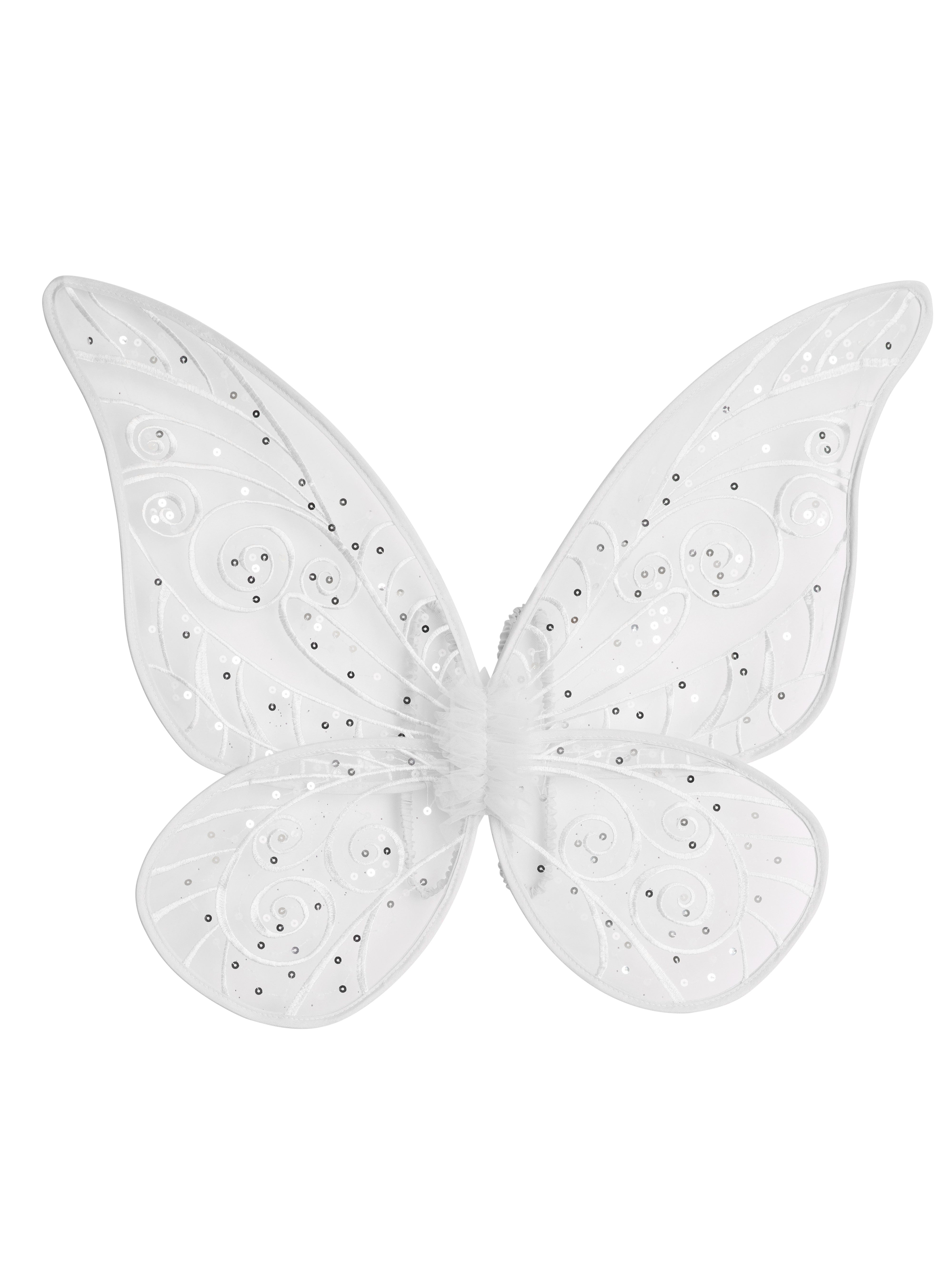 White Fairy Costume Wings for Girls - Best transparent white fairy wings for kids Halloween Costumes or Everyday dress up - Buy now at Chasing Fireflies