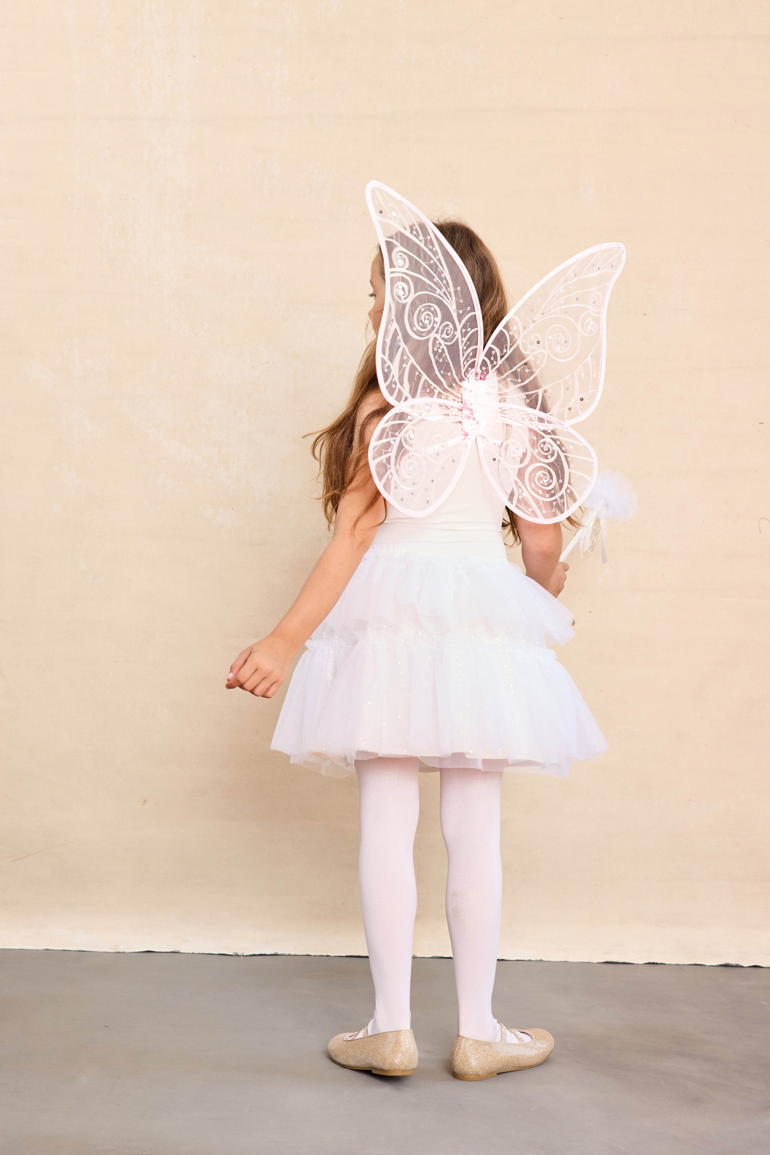 White Witch Costume Set for Girls-Chasing Fireflies