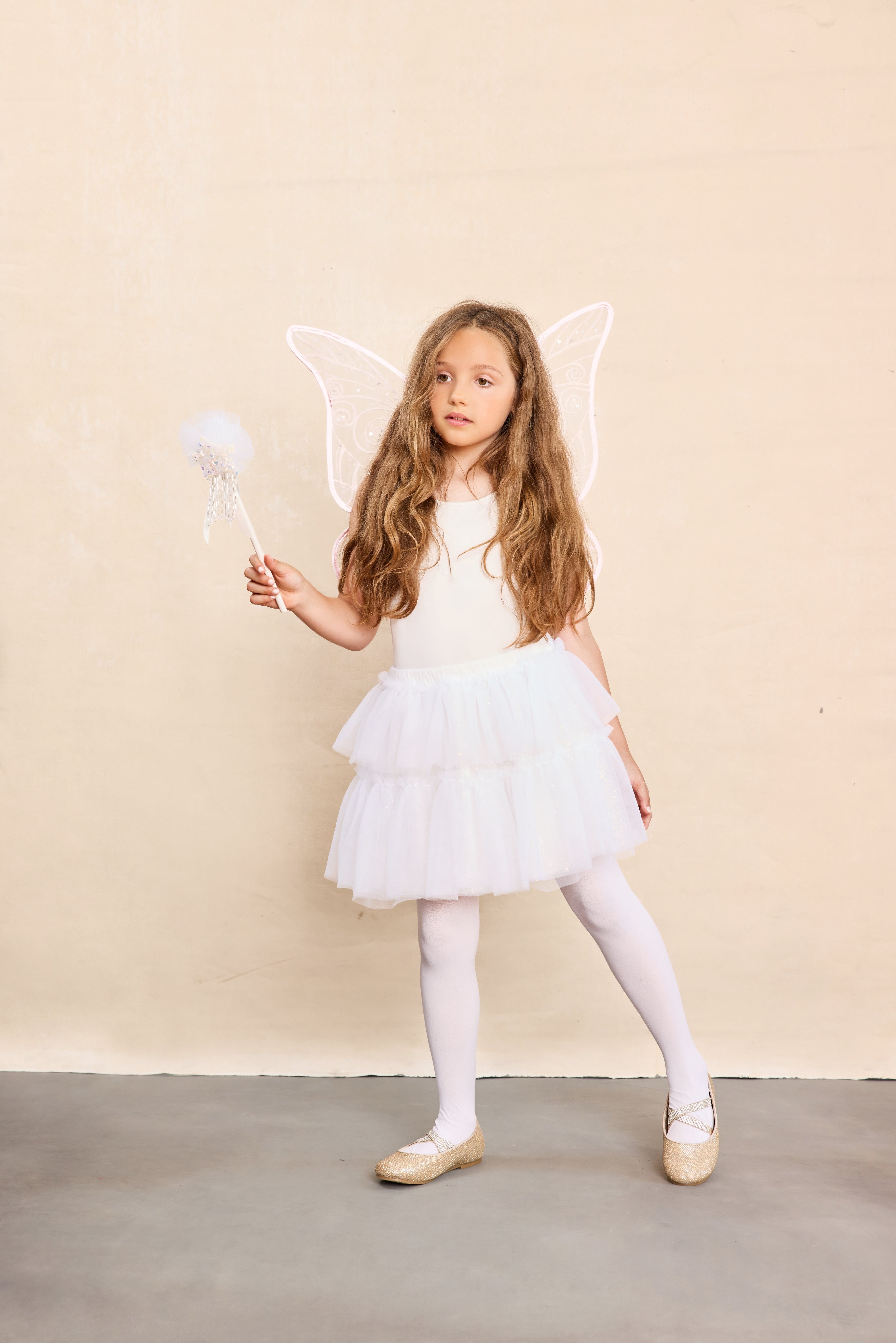 White Witch Costume Set for Girls-Chasing Fireflies