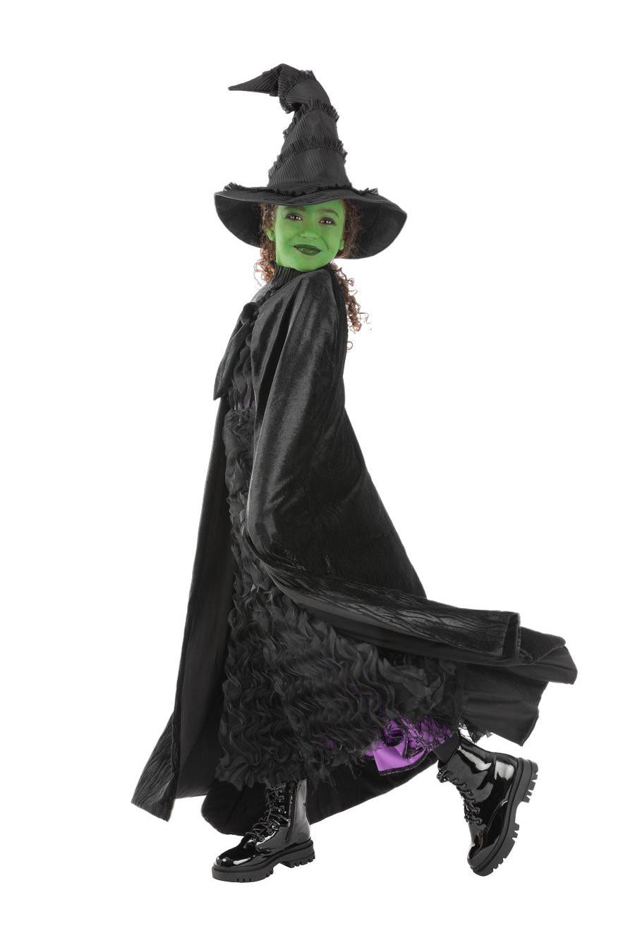 Wicked Deluxe Elphaba Girls Costume-Chasing Fireflies