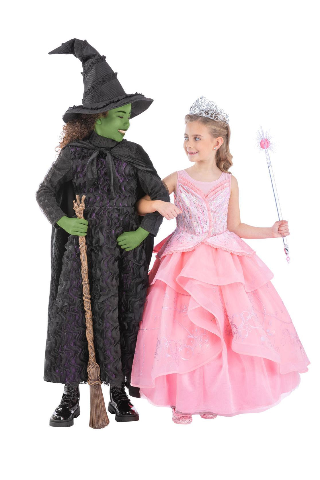 Wicked Deluxe Elphaba Girls Costume-Chasing Fireflies
