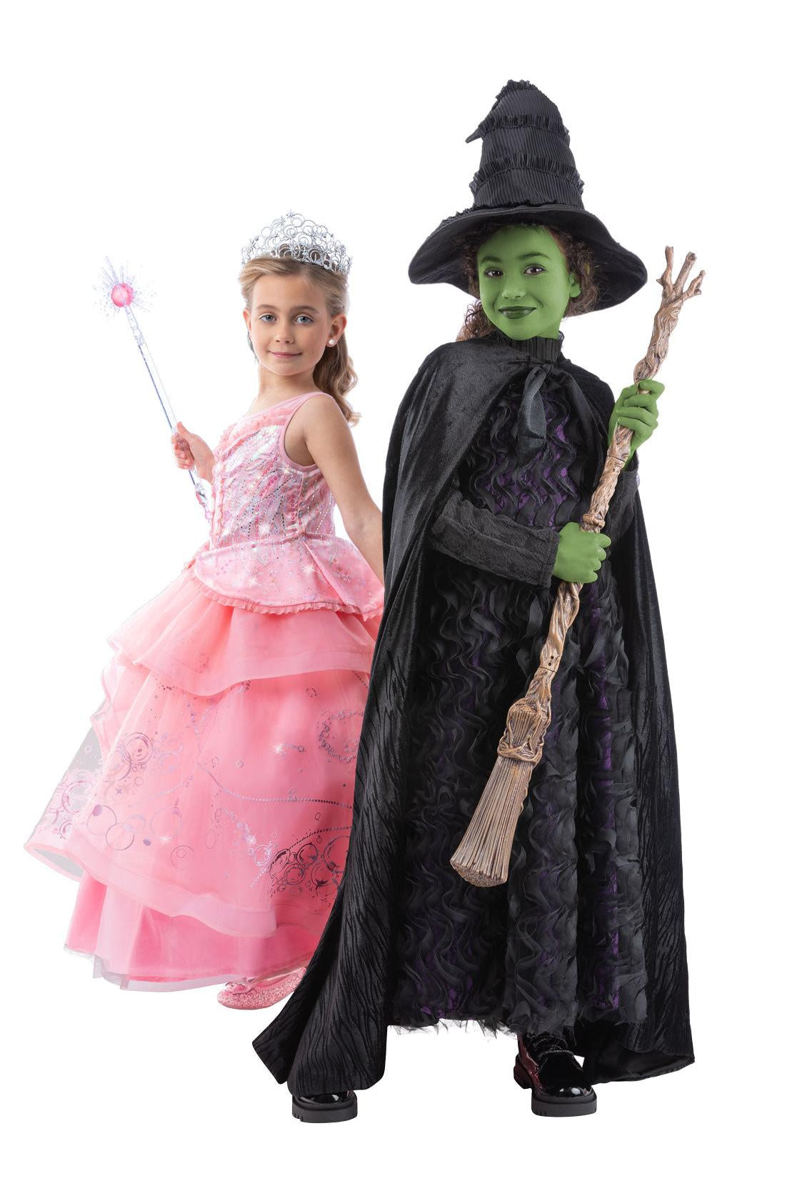 Wicked Deluxe Elphaba Girls Costume-Chasing Fireflies