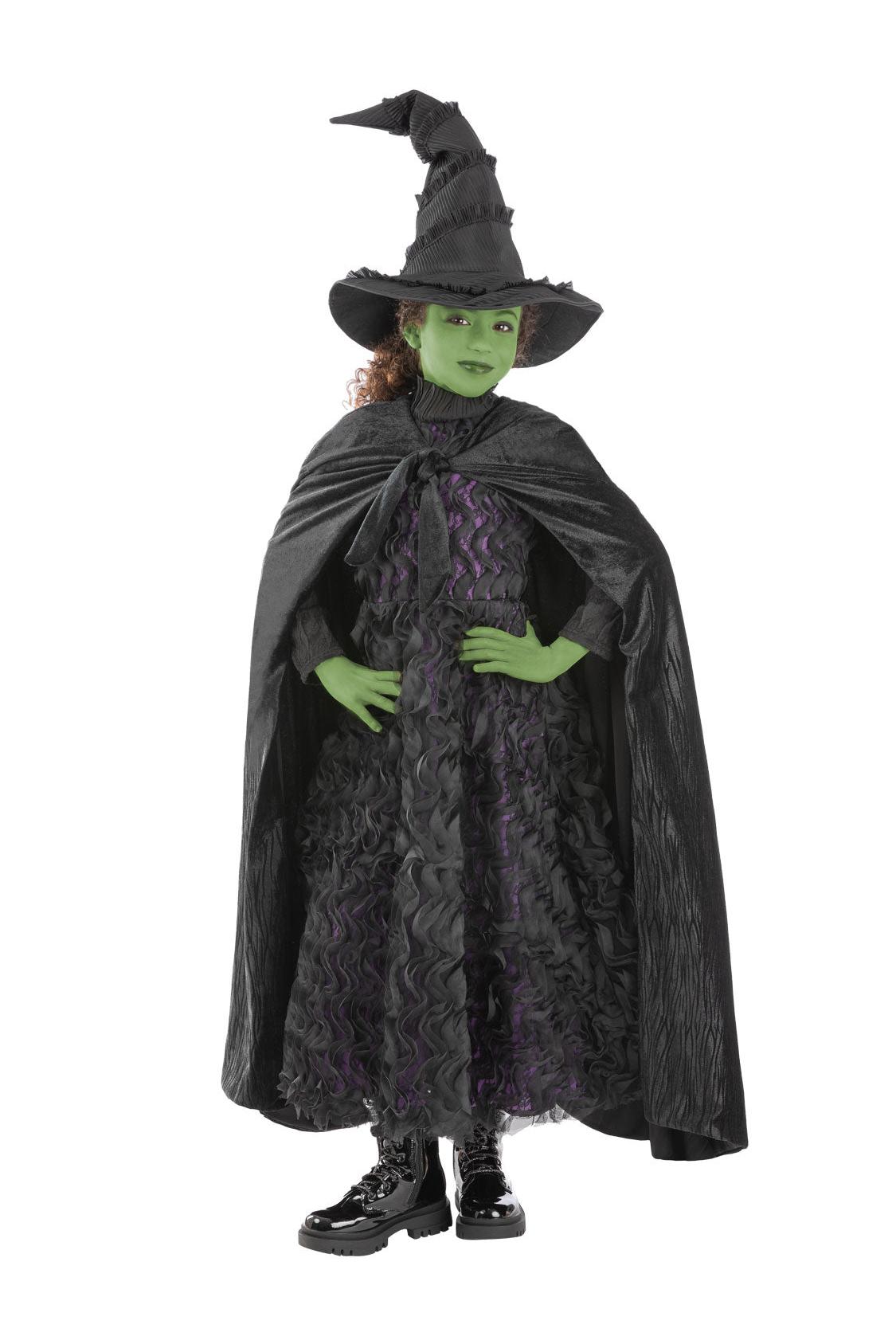 Wicked Deluxe Elphaba Girls Costume-Chasing Fireflies