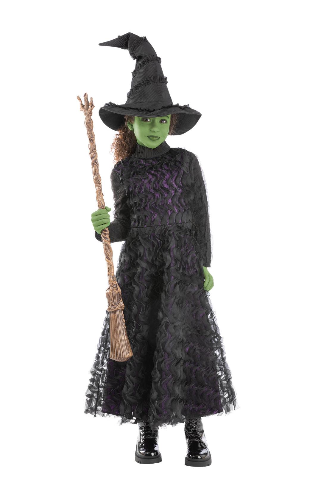 Wicked Deluxe Elphaba Girls Costume-Chasing Fireflies