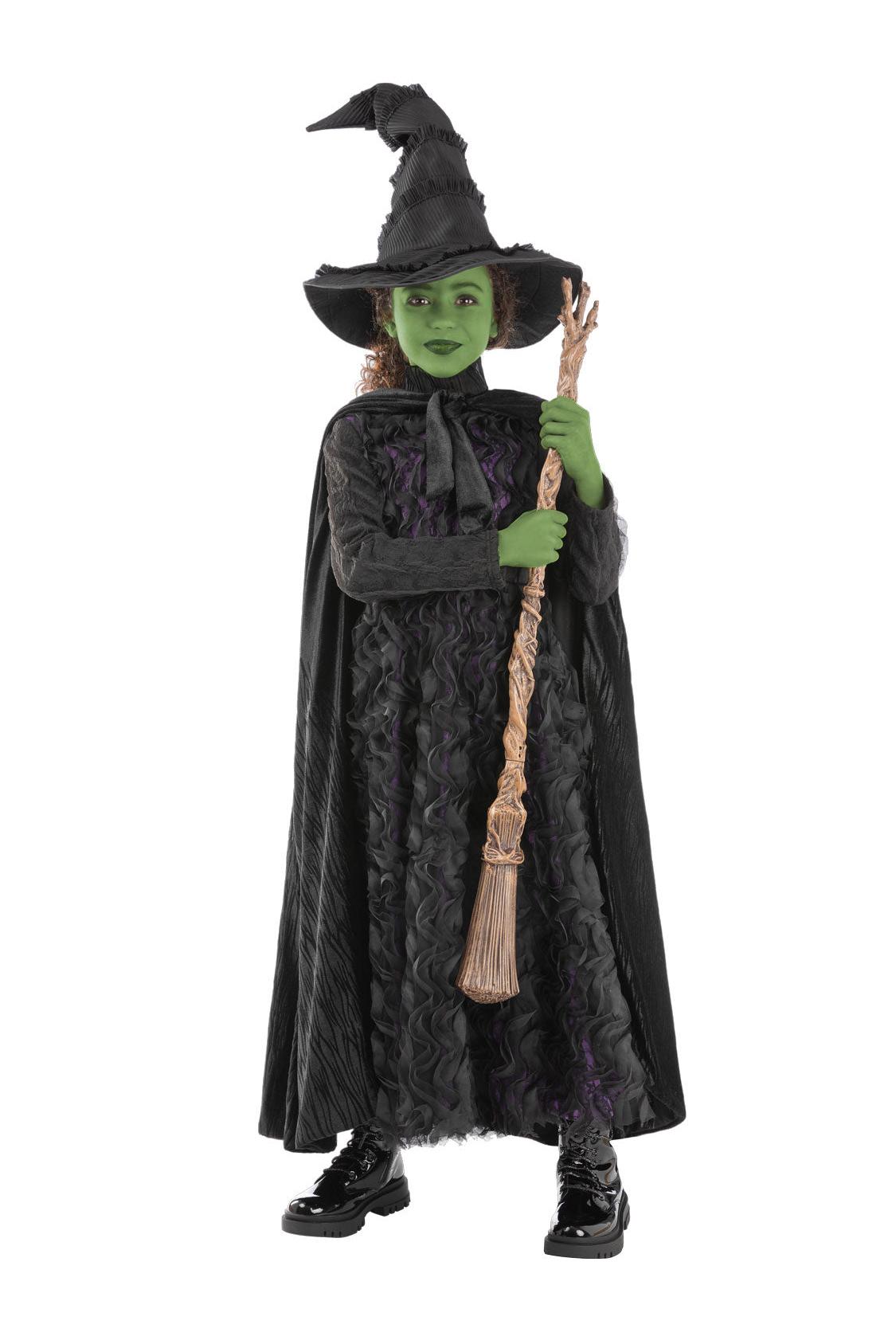 Wicked Deluxe Elphaba Girls Costume-Chasing Fireflies
