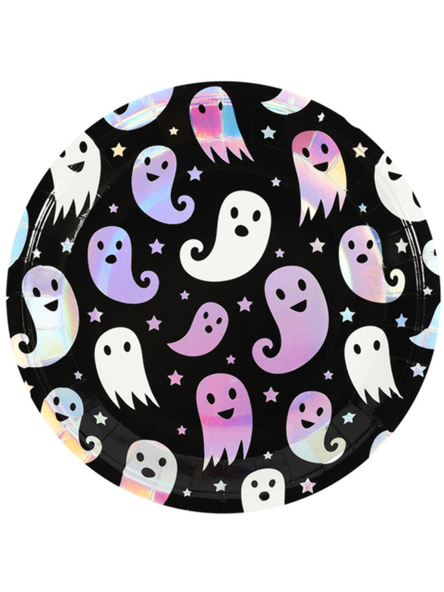 Halloween Tableware, Ghost Print Plate x8