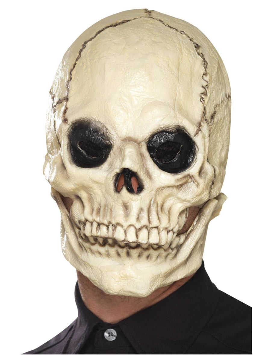 Skull Overhead Foam Latex Mask with Moveable Jaw