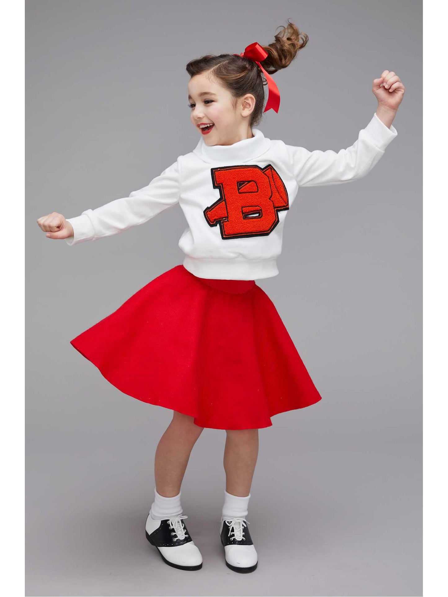 ‘50s Cheerleader Costume for Girls