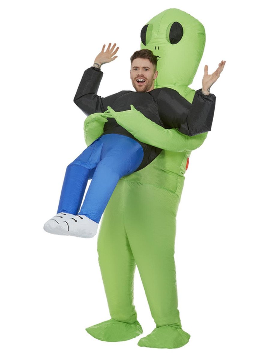 Inflatable Alien Abduction Costume Green Chasing Fireflies