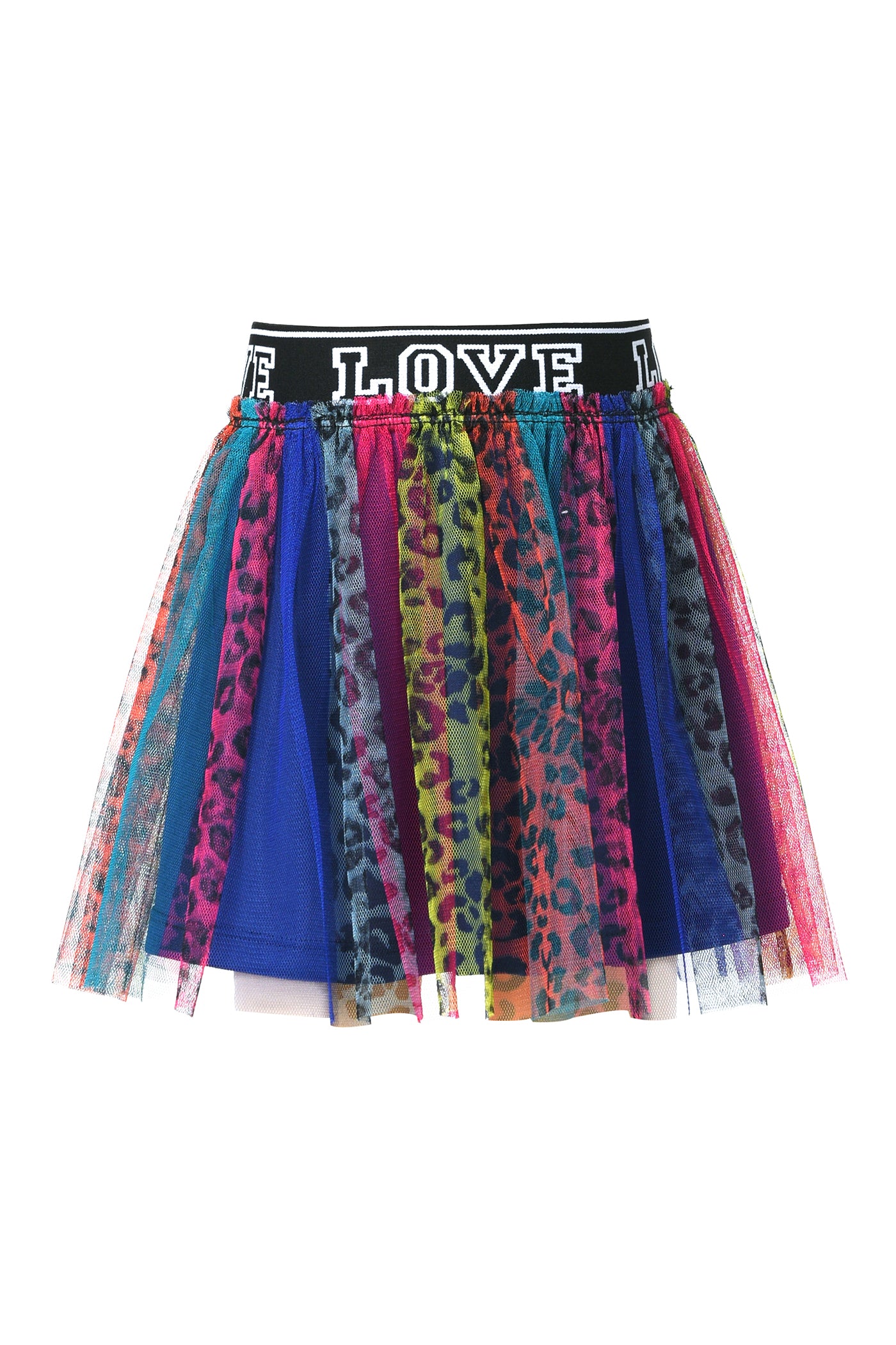 Leopard Rainbow Tutu Skirt for Girls