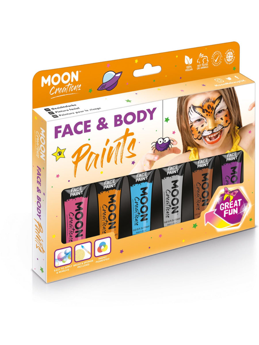 Moon Creations Face & Body Paint, Assorted