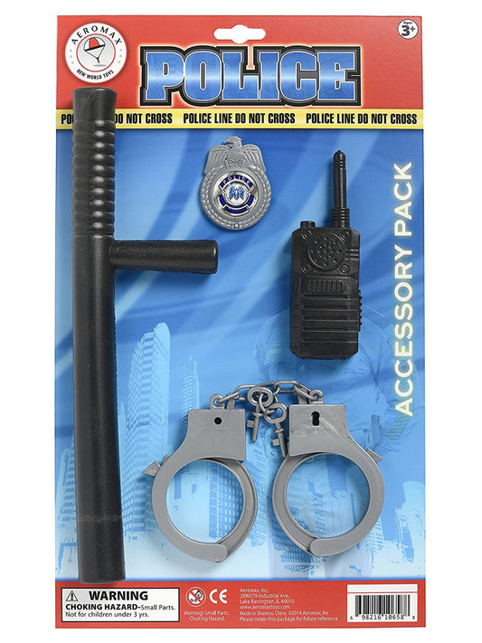 Police Officer 4-Pc Accessory Set