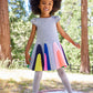 Scuba Rainbow Dress for Girls