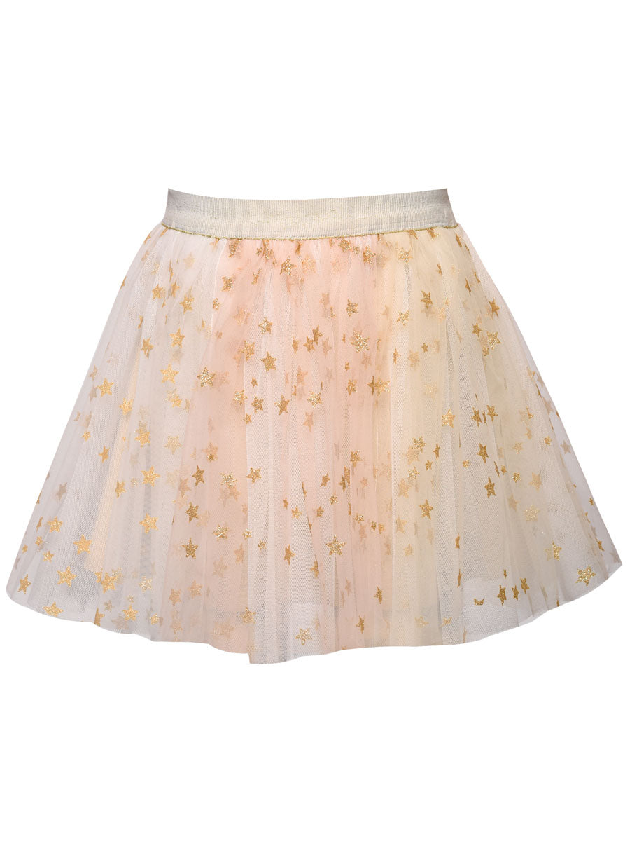 Multicolored Star Mesh Tutu Skirt